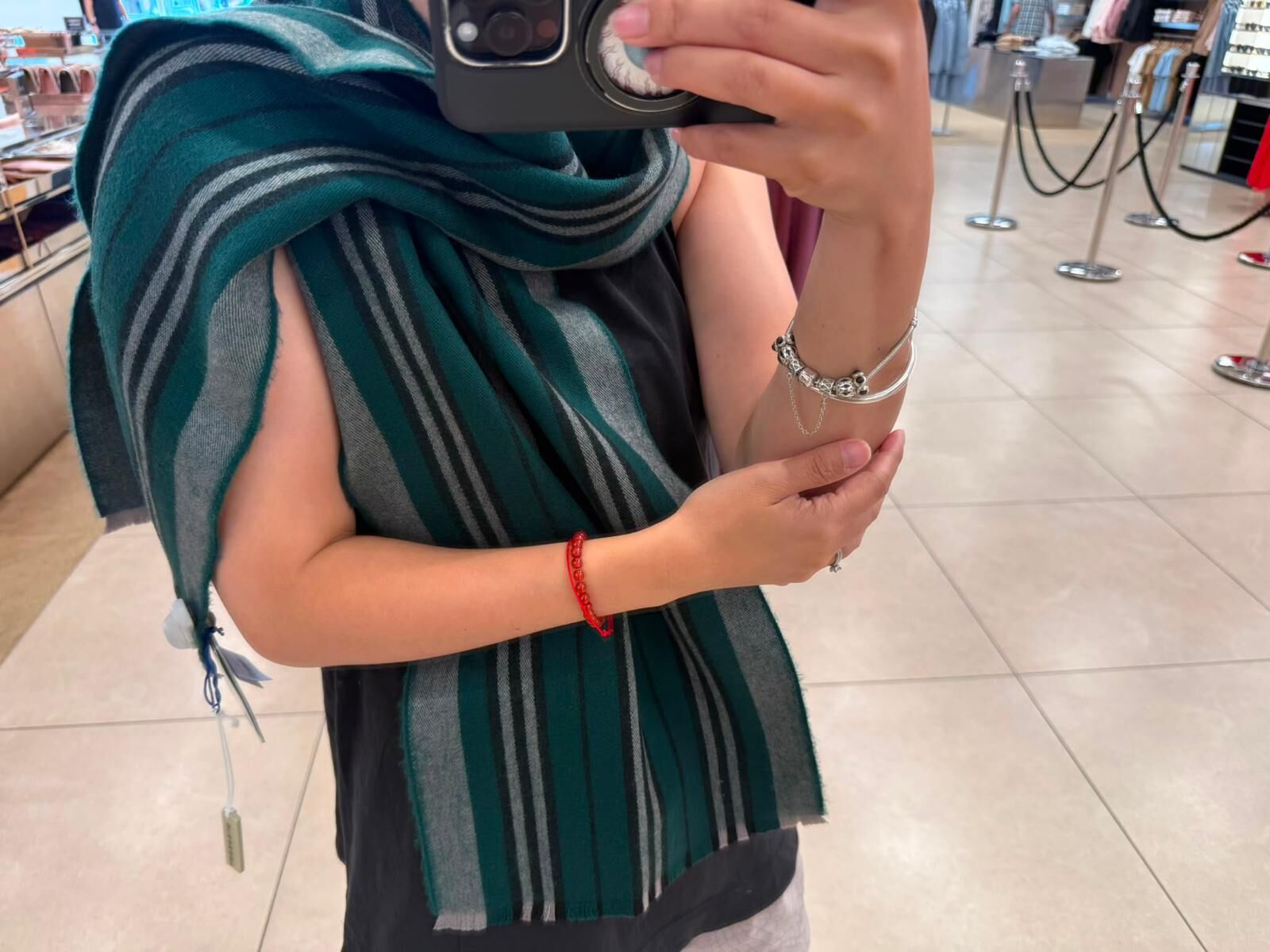 LYS02148 Burberry 復古英倫條紋頸巾