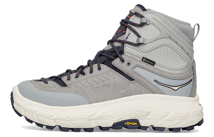 【代購】HOKA ONE ONE Tor Ultra Comfortable Round Toe High top Outdoor Shoes Unisex Gray 1129958-LSGS