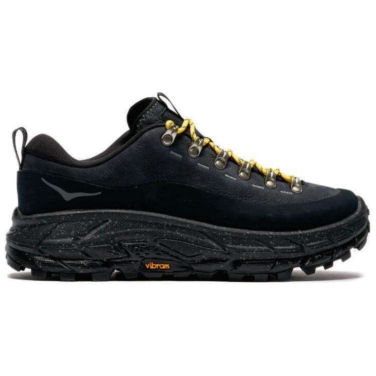 【代購】HOKA ONE ONE Tor Summit Leather Low top Casual Trail Running City Commuting Running Shoes Unisex Black 1147952-BBLC