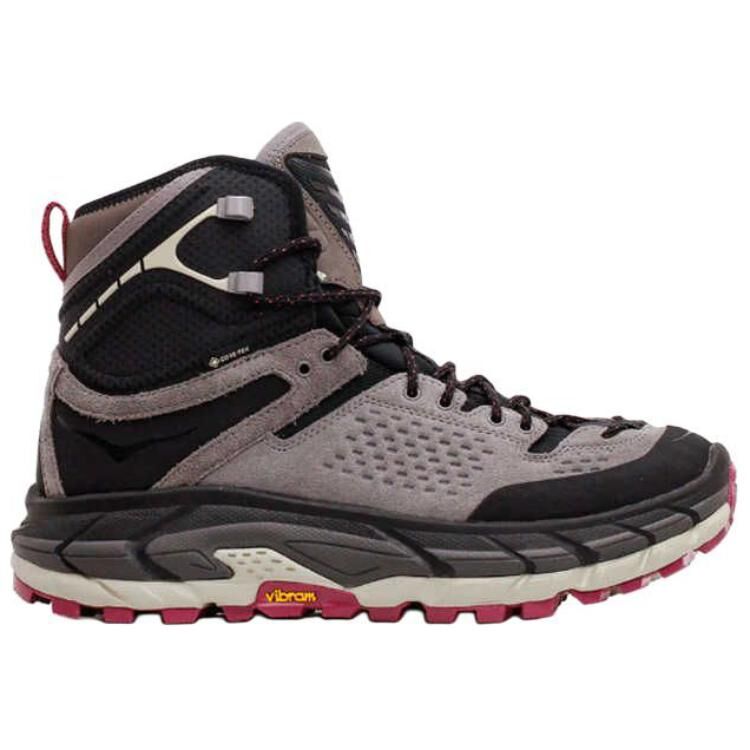 【代購】HOKA ONE ONE Tor Ultra Slip Resistant Abrasion Resistant High top Mountaineering Shoes Unisex Gray Black 1153190F-BNTT