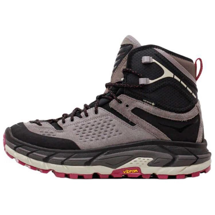 【代購】HOKA ONE ONE Tor Ultra Slip Resistant Abrasion Resistant High top Mountaineering Shoes Unisex Gray Black 1153190F-BNTT