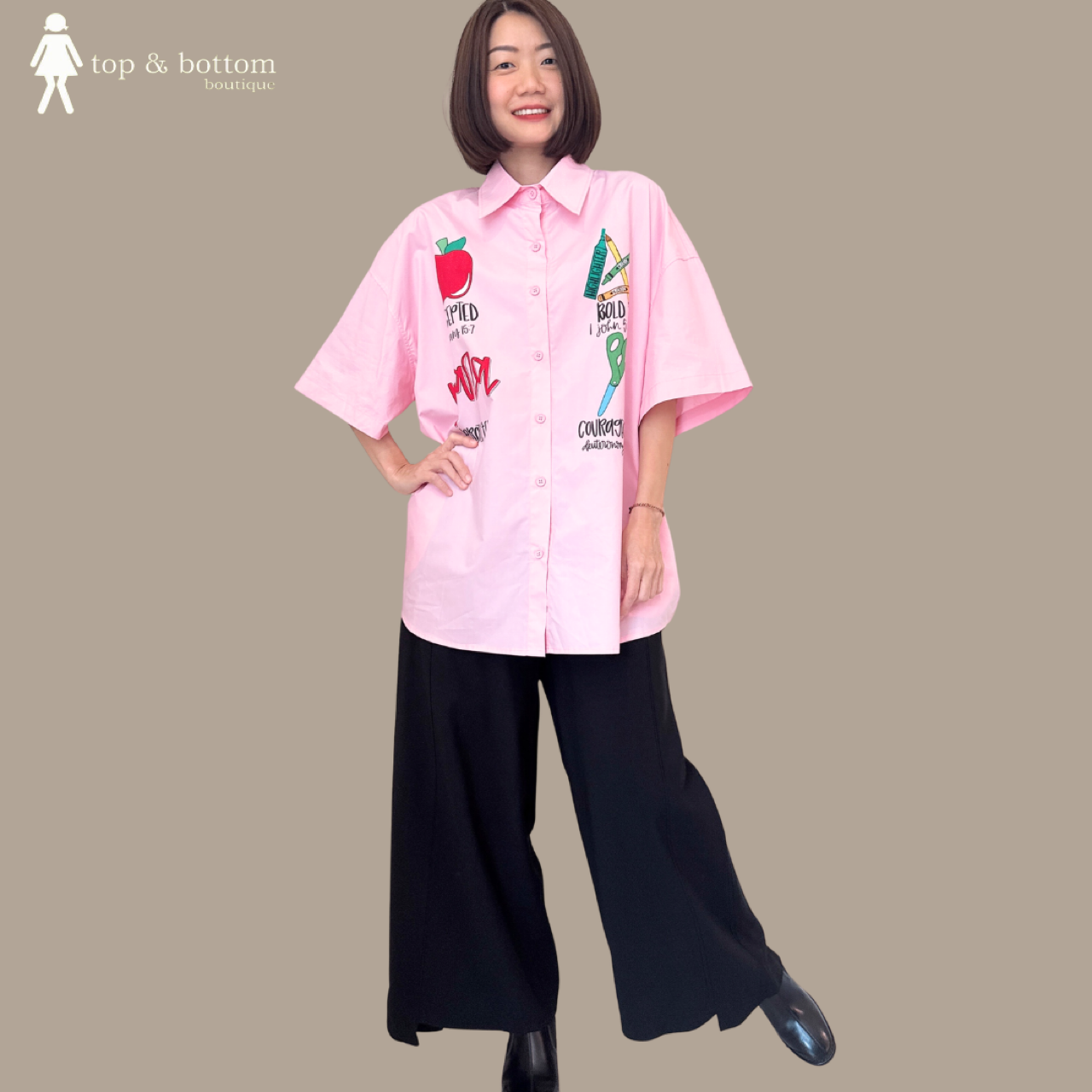 HIGH WAISTED WIDE LEG PANT
