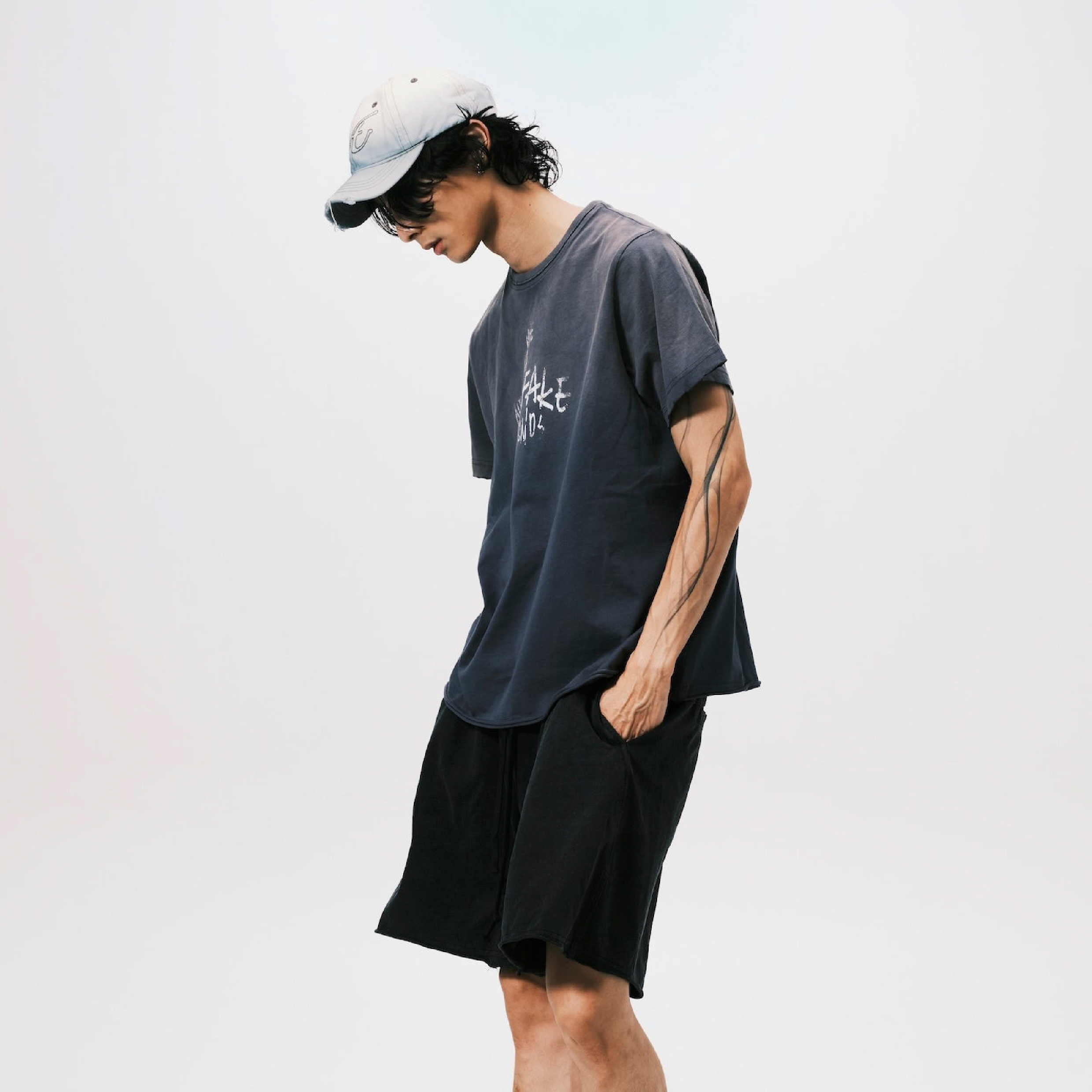 ANOWHEREMAN WANFF Print Oversize Tee