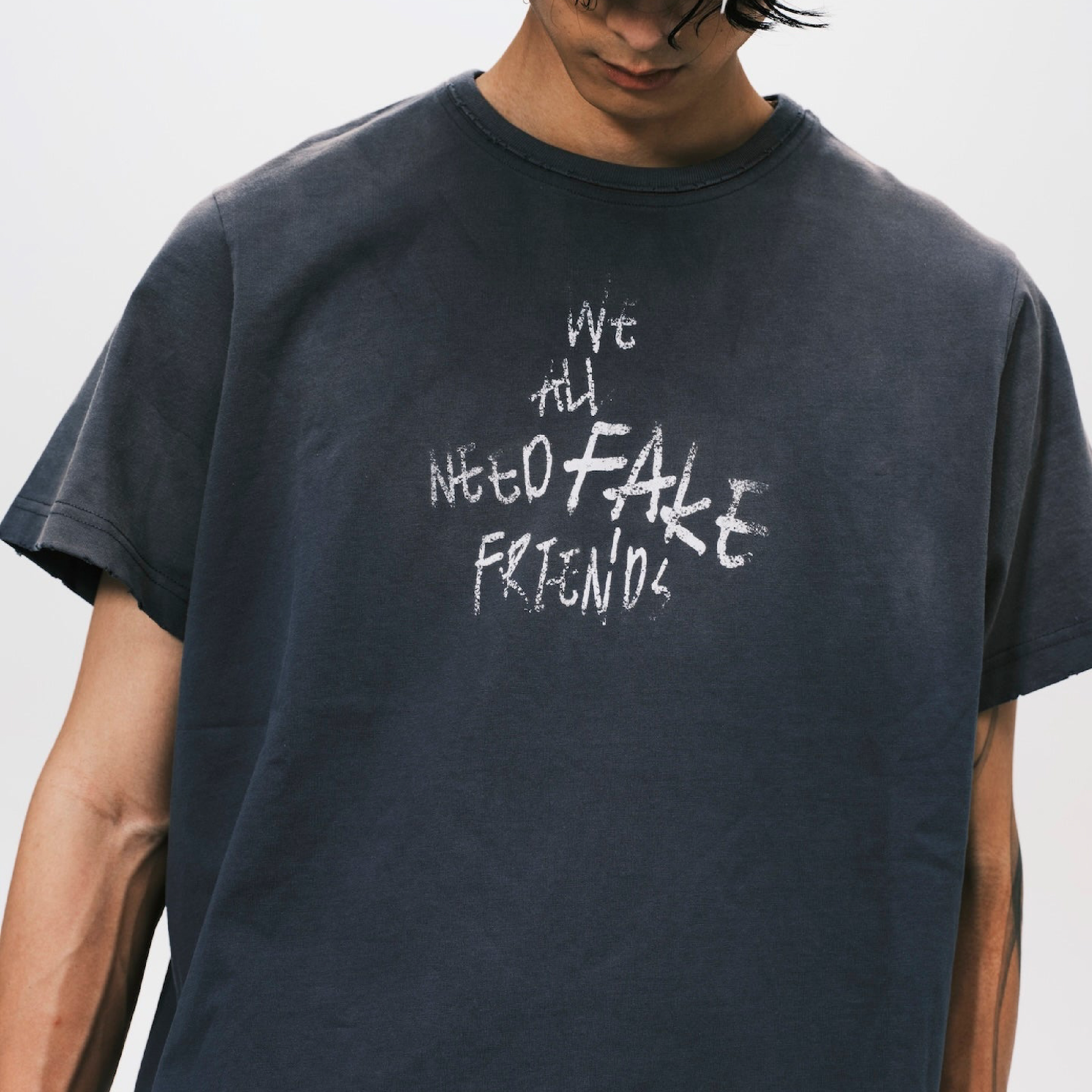 ANOWHEREMAN WANFF Print Oversize Tee