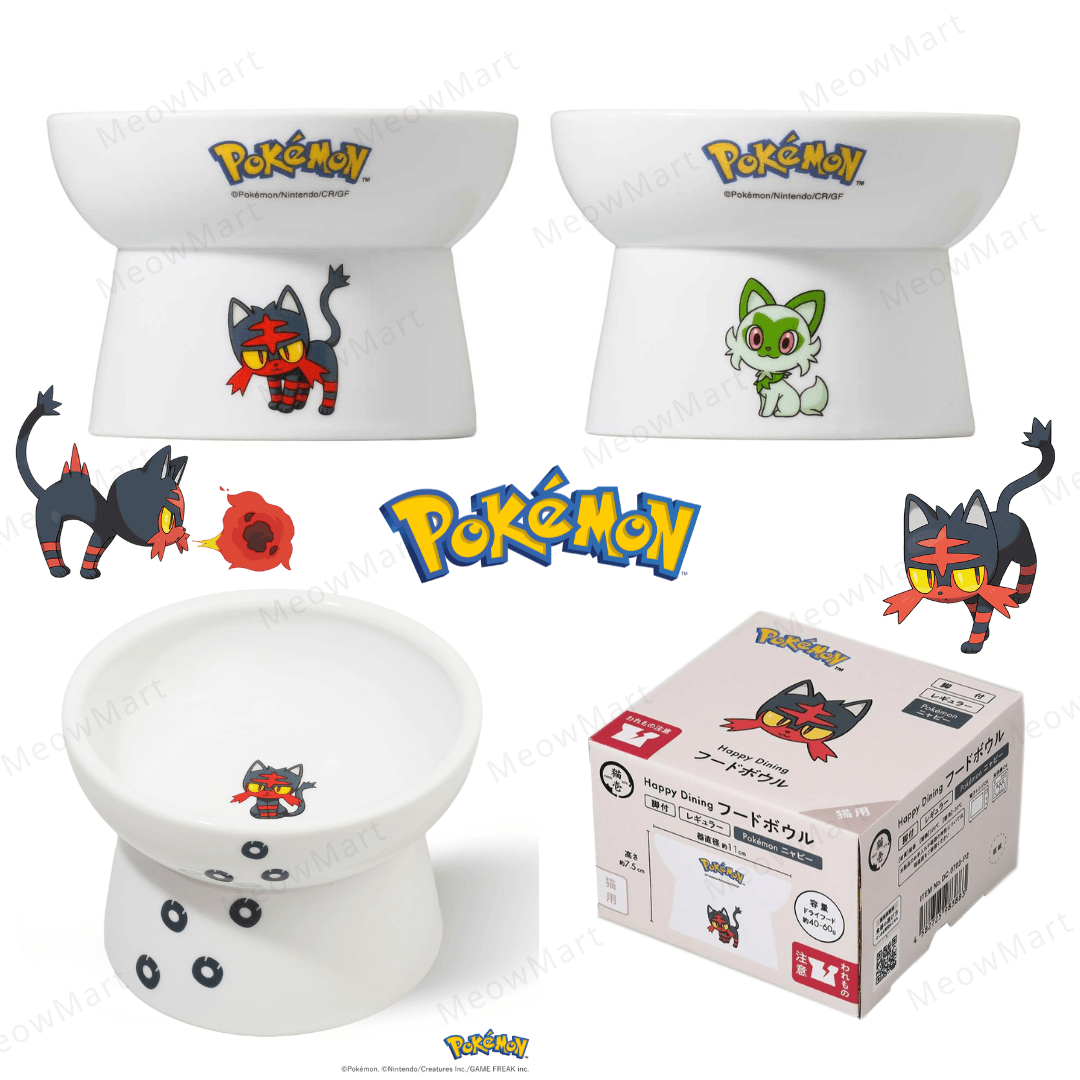 Pokémon x necoichi 火斑喵碗