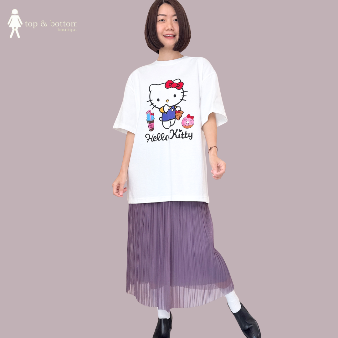 PLEATED MIDI SKIRT