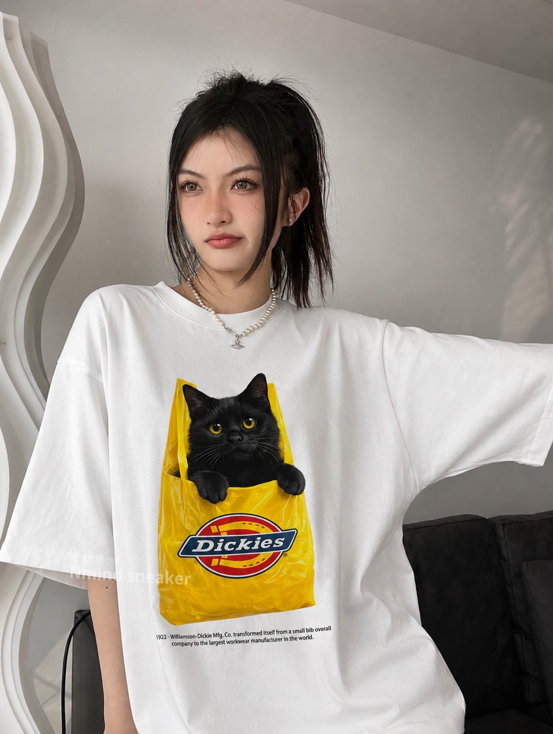 Dickies喵喵外帶 復古美式休閒街頭 純棉重磅Tee