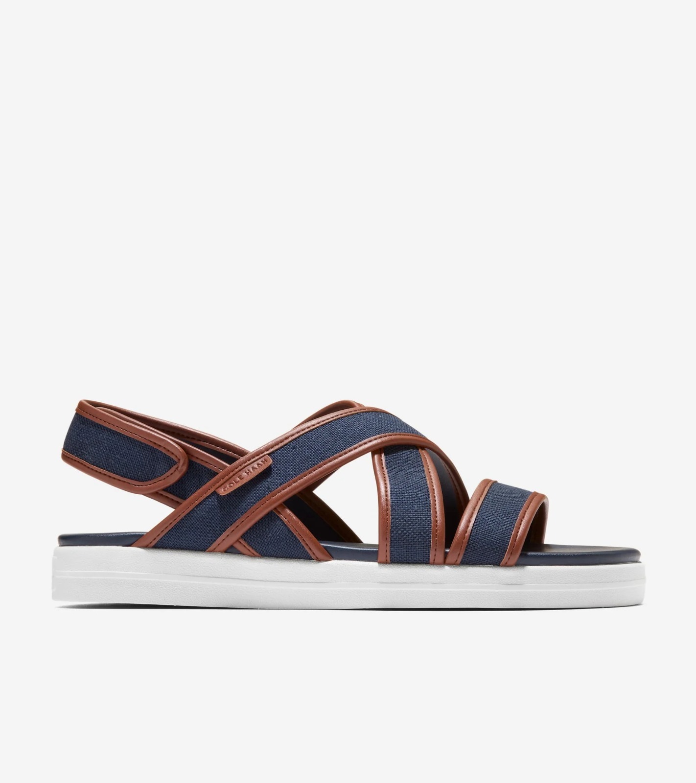 UN22 Cole Haan 女裝 深藍色拼啡色邊涼鞋  Nantucket Drift Sandals