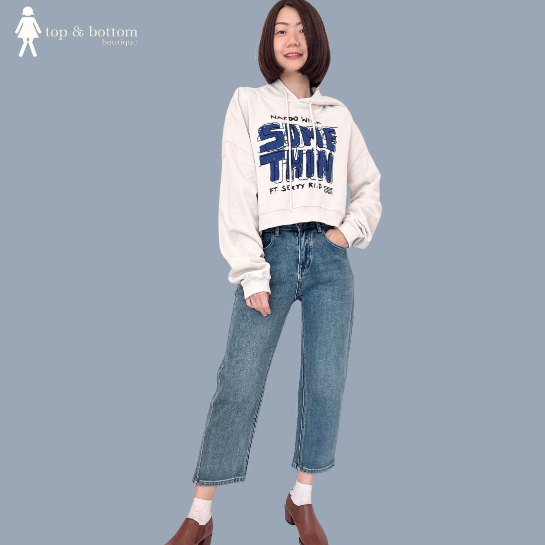 DENIM FITTED JEANS