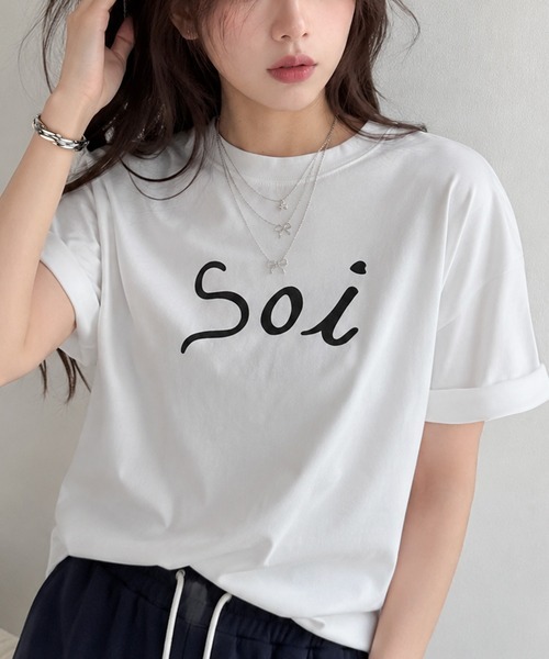 日本🇯🇵連線 Classical Elf【Soi】清新Logo絲滑短袖T恤 簡約 休閒 短袖 3色(任買兩件711免運)/預購