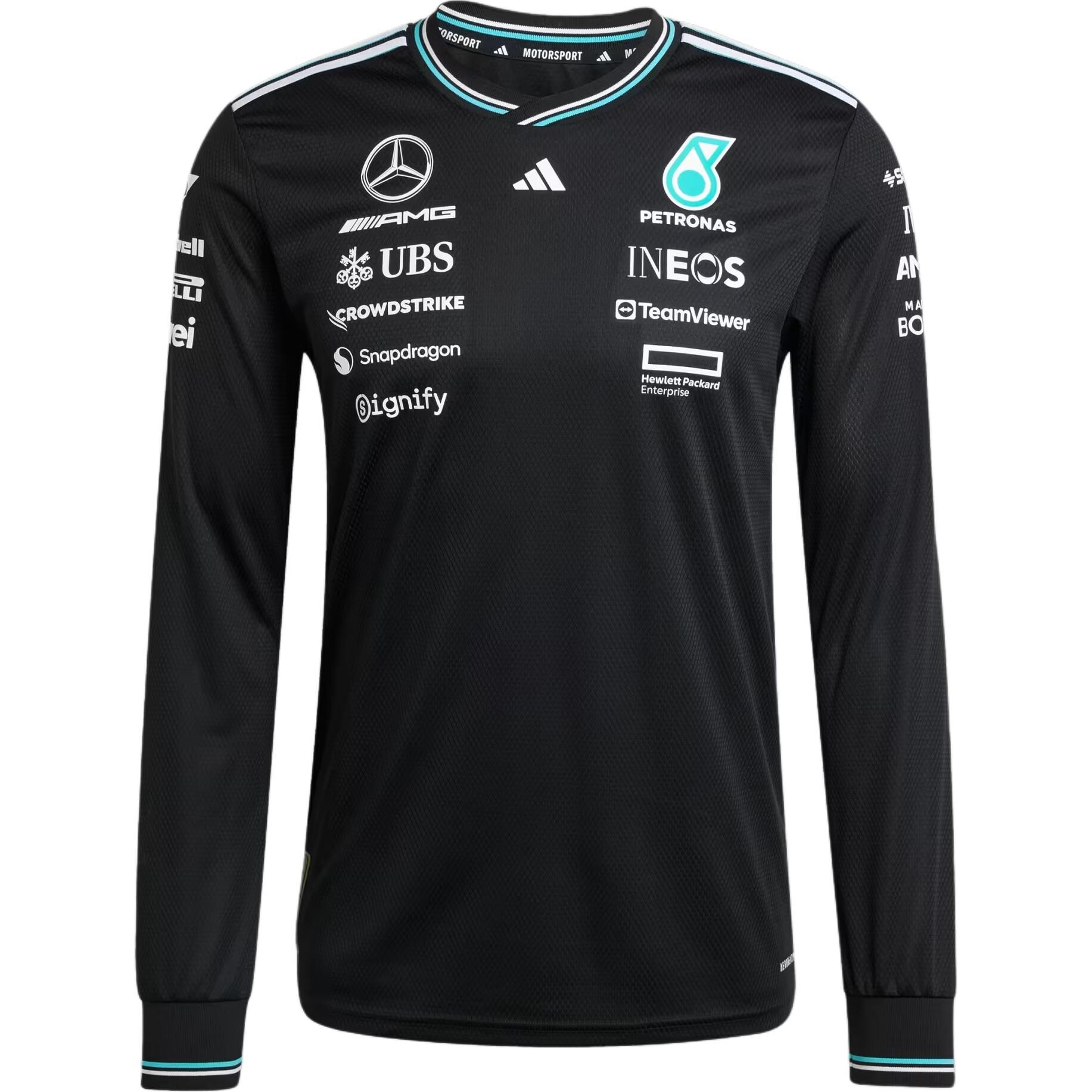 【代購】Adidas x MERCEDES AMG AEROREADY PETRONAS F1 Racing T Shirt Men's Black JW5359