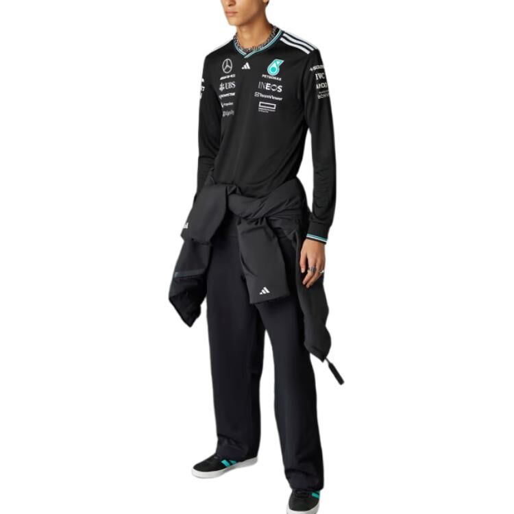 【代購】Adidas x MERCEDES AMG AEROREADY PETRONAS F1 Racing T Shirt Men's Black JW5359