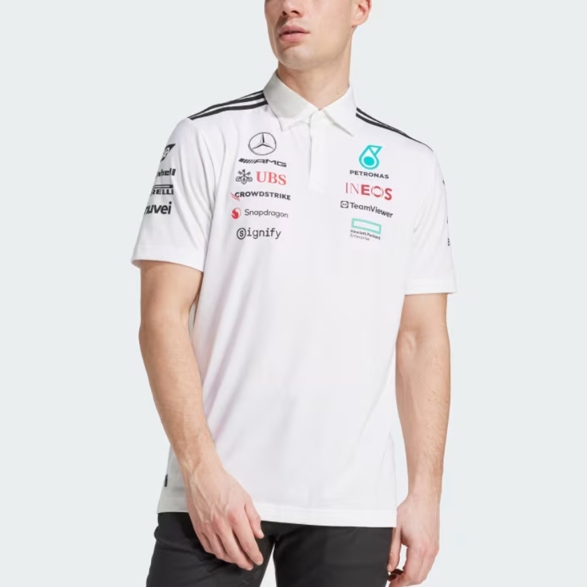 【代購】Adidas Mercedes Amg Petronas Formula One Team Polo JW0586