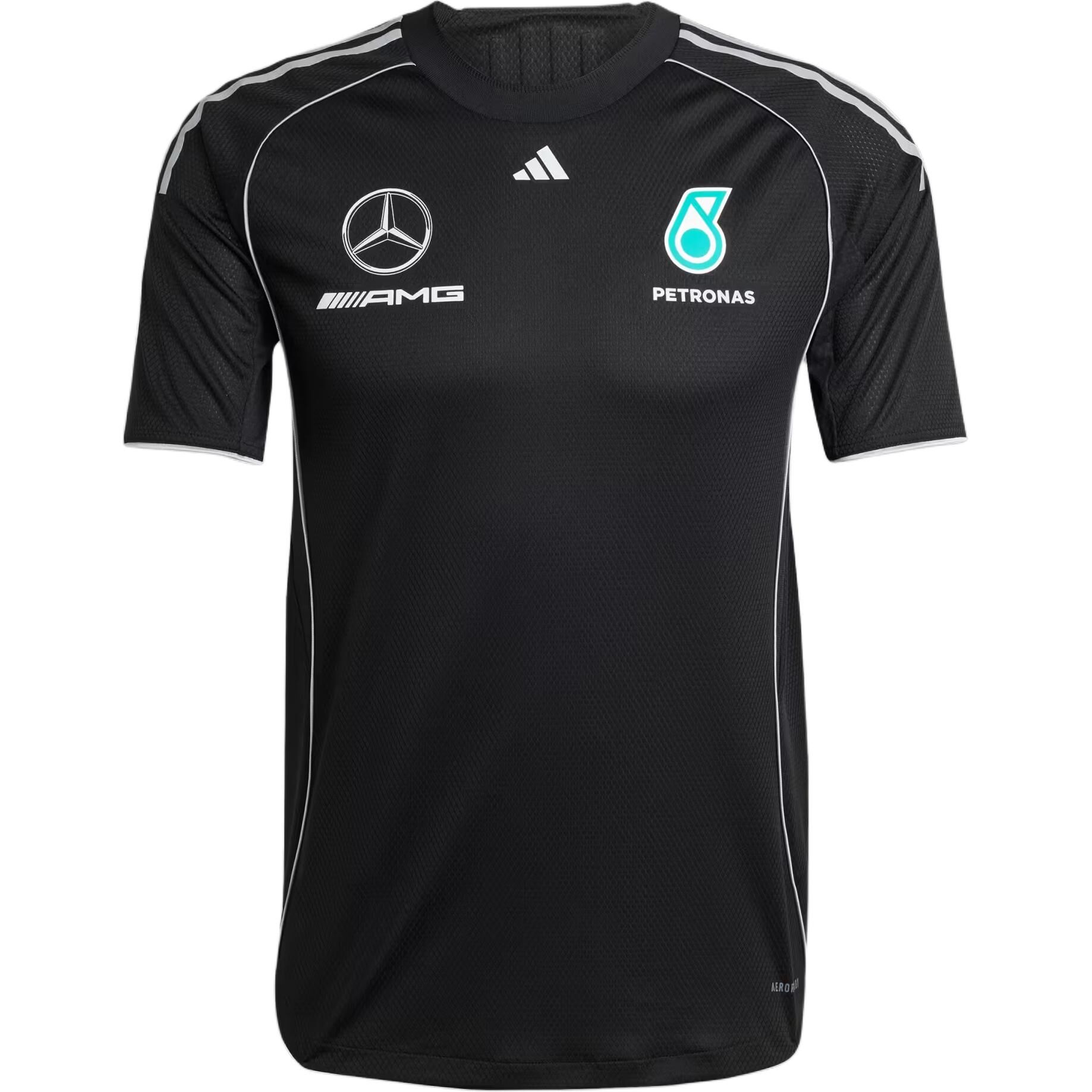 【代購】Adidas x MERCEDES AMG PETRONAS F1 TEAM T Shirt Men's Black JX8245