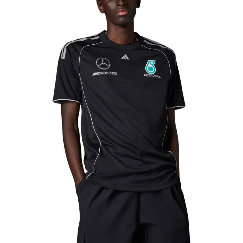 【代購】Adidas x MERCEDES AMG PETRONAS F1 TEAM T Shirt Men's Black JX8245