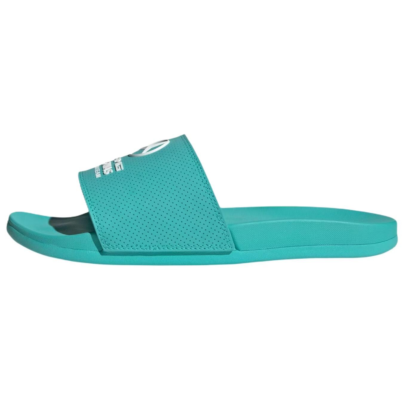 【代購】Adidas x Mercedes-AMG Petronas F1 Team perforated-strap flip-flops KI6072