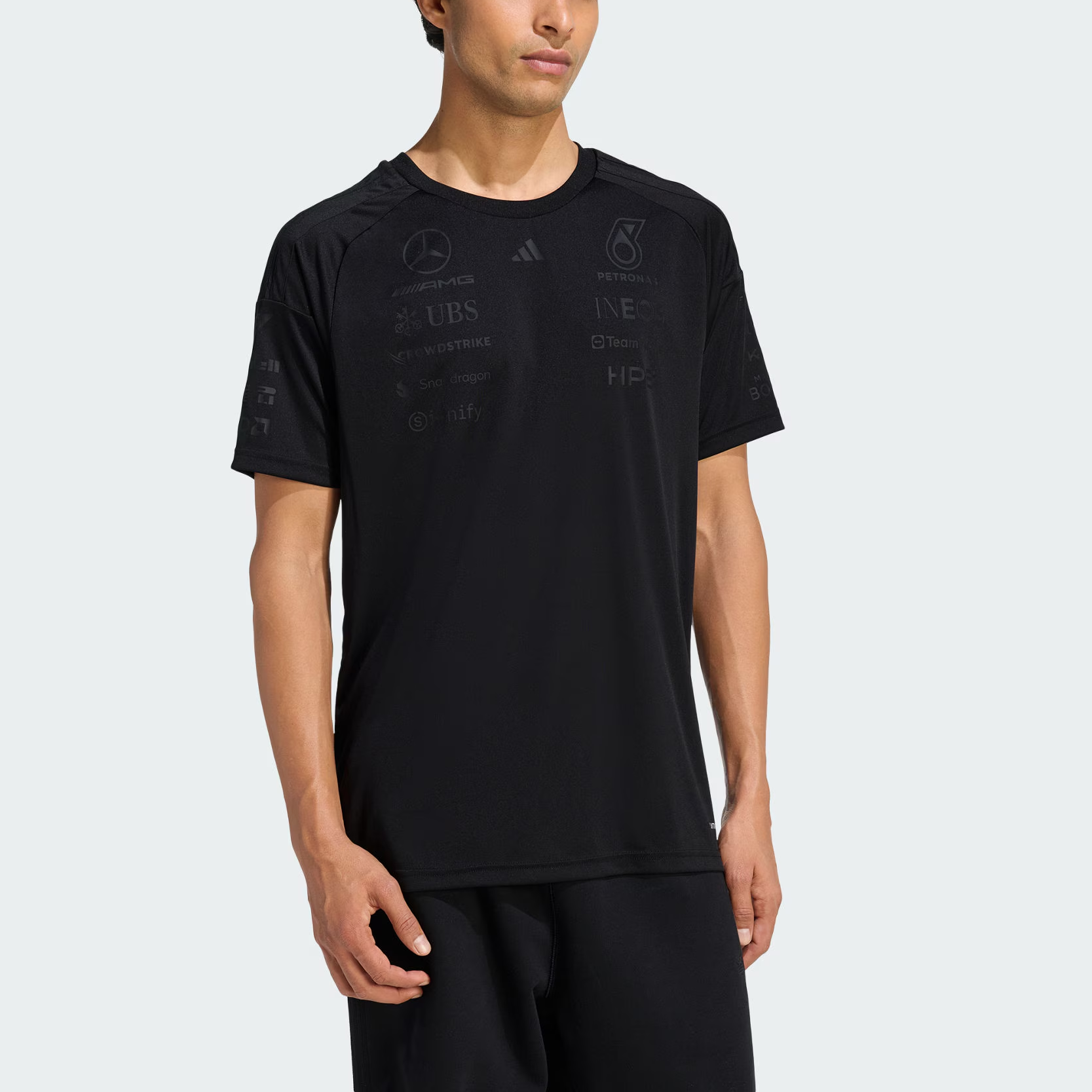 【代購】Adidas MERCEDES AMG PETRONAS FORMULA 1 TEAM Racing T Shirt Men's KE5938
