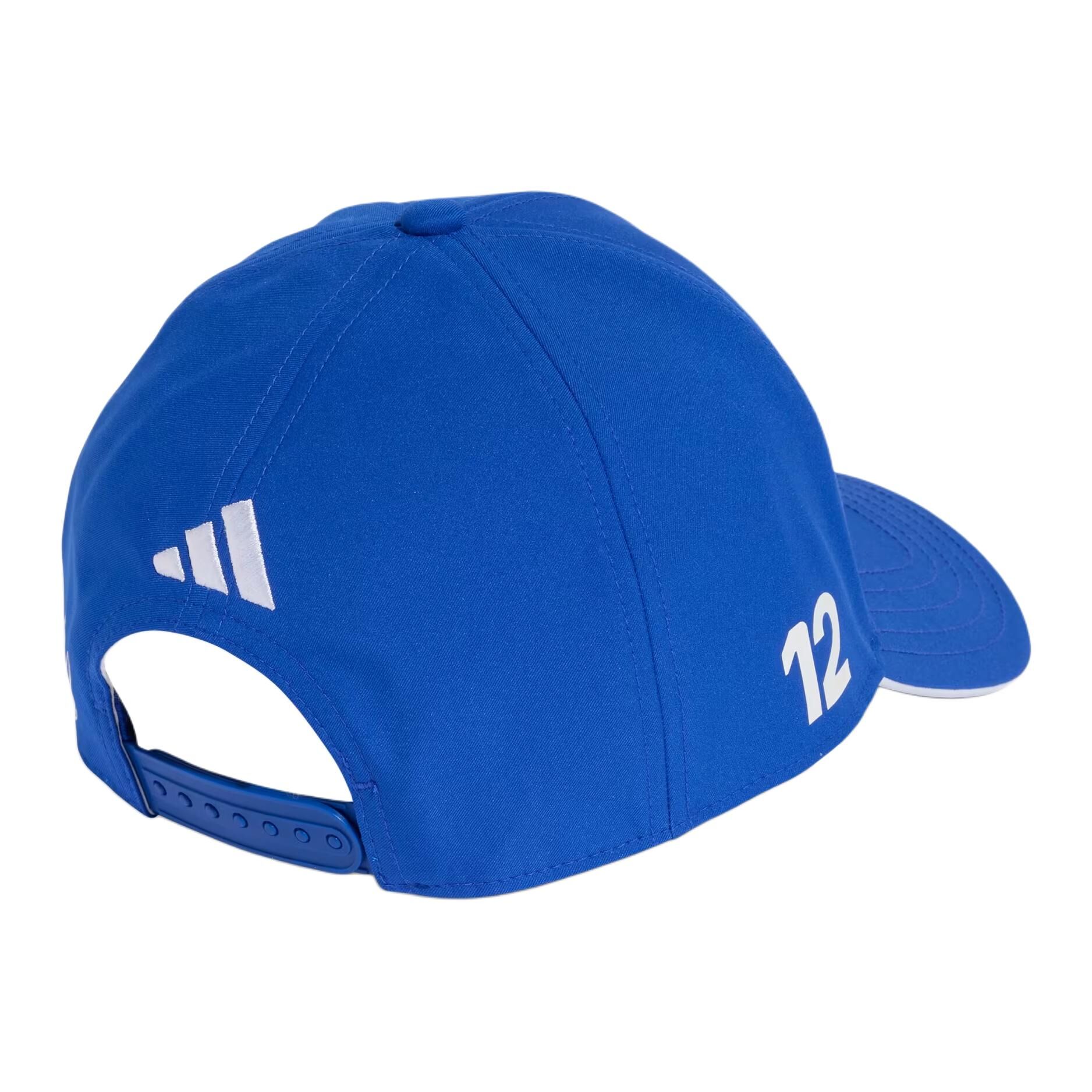 【代購】Adidas MERCEDES AMG Polyester Baseball Caps Unisex Bright Blue KE8308