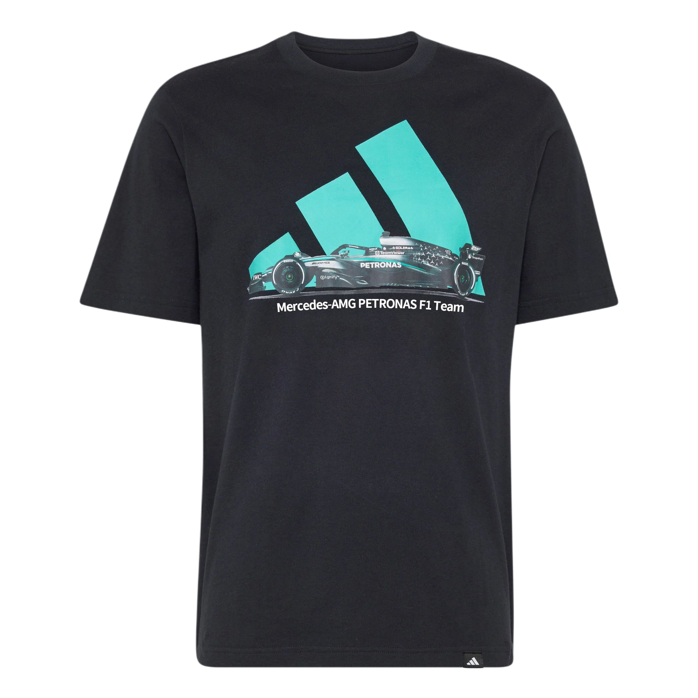 【代購】Adidas x MERCEDES AMG PETRONAS FORMULA 1 TEAM Racing T Shirt Men's KU9748