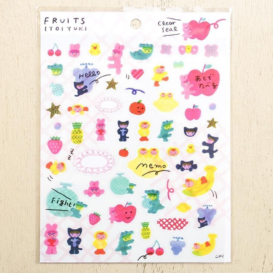 表現社／PET貼紙／「ITOI YUKI」 FRUITS