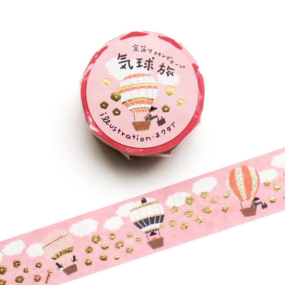 表現社／燙金紙膠帶／「Necktie」熱氣球