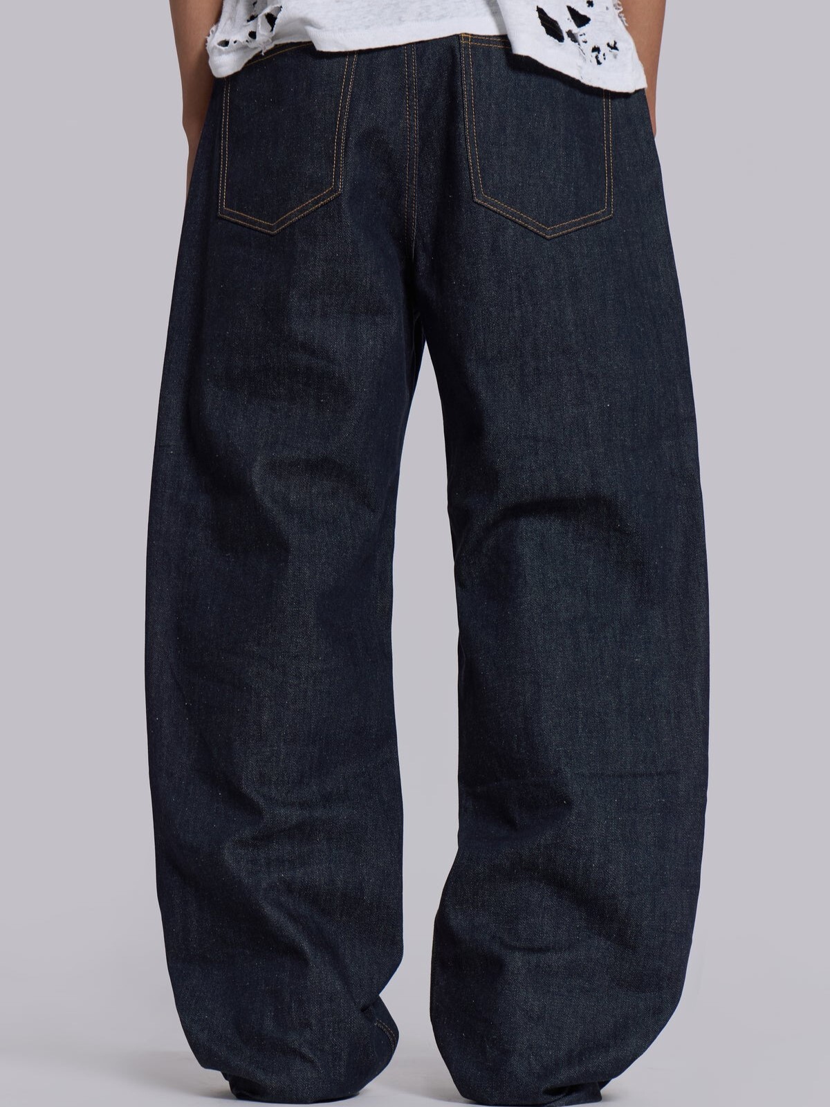 JADED LONDON 簡約垂墜感 素面丹寧牛仔褲 Indigo Axis Jeans JMJE6063