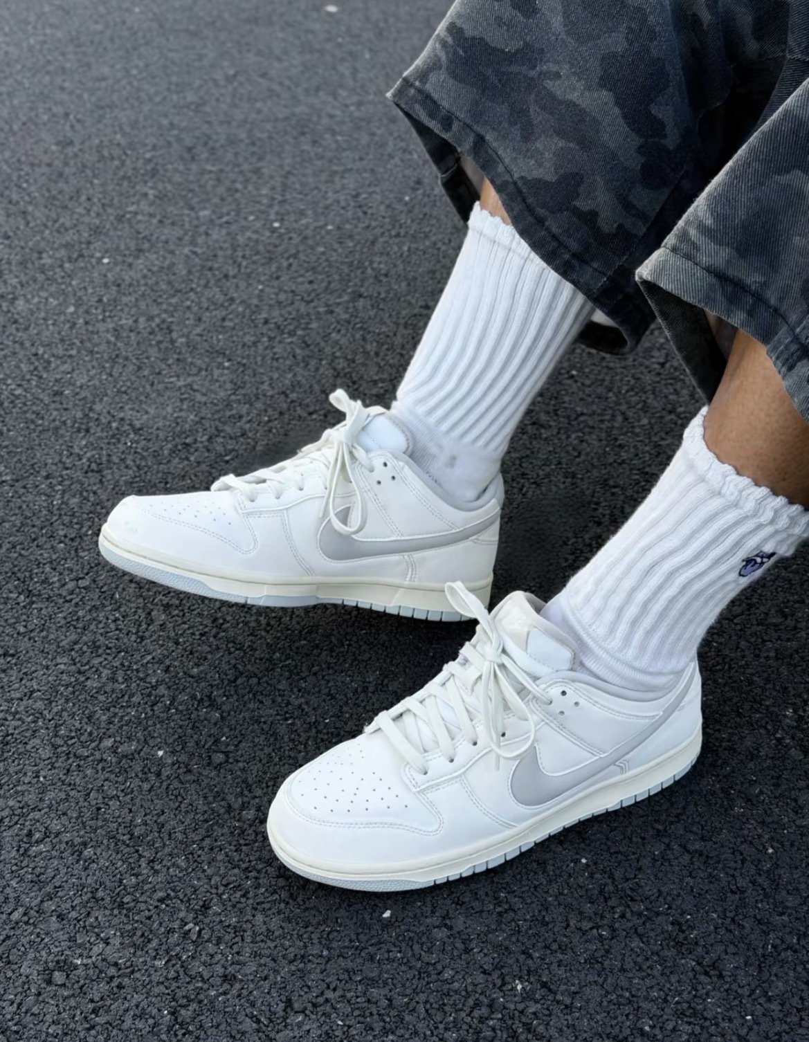 【逢甲 FUZZY】Nike Dunk Low 立體勾 米白 IM4411-100 小麥 IM4411-200