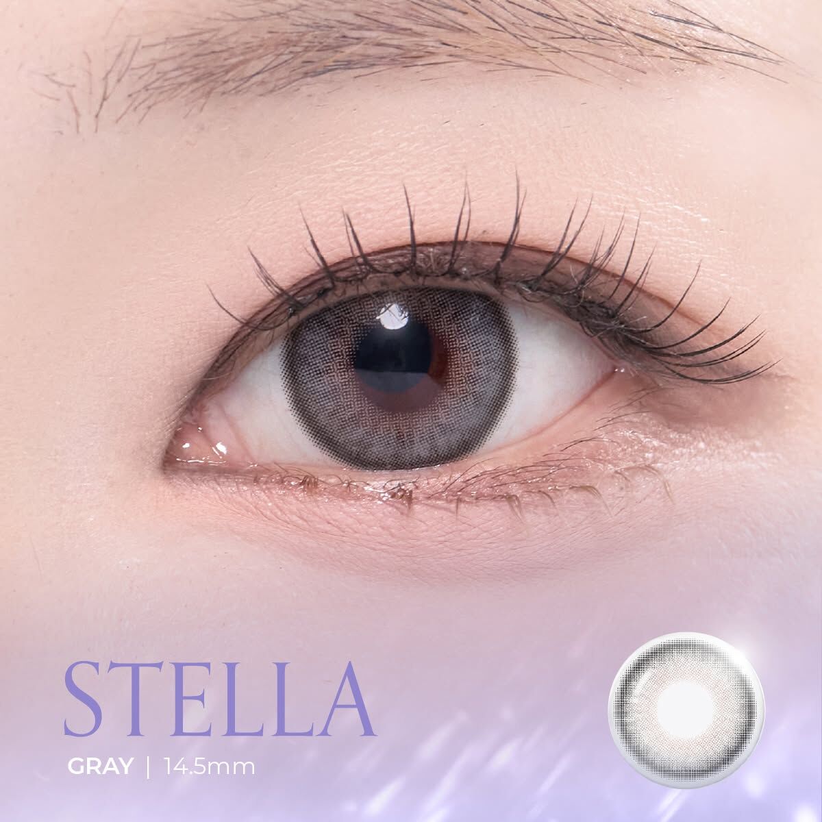 韓國GEO 彩色日拋_Stella Gray_10片裝