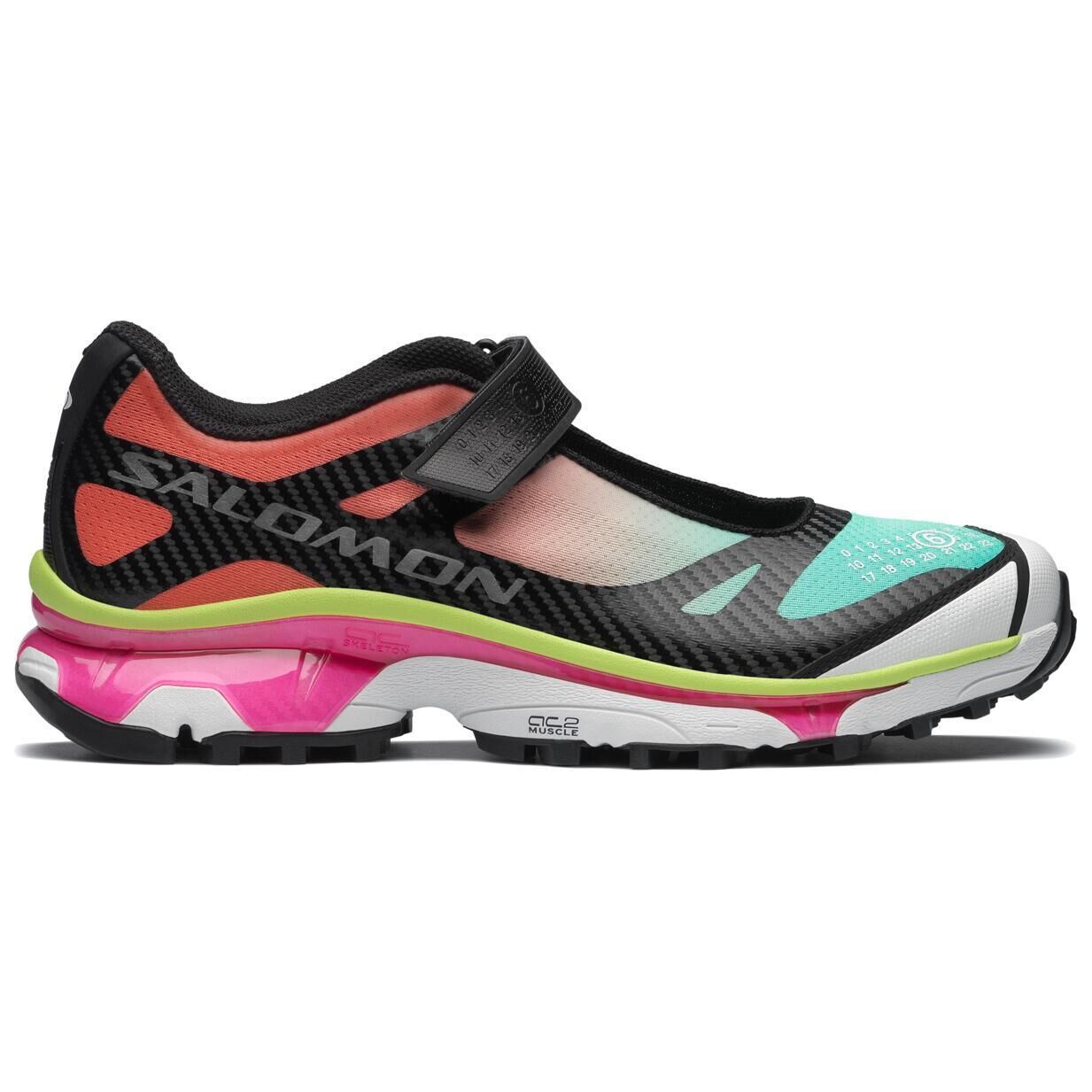【代購】SALOMON x MM6 Maison Margiela Flat Mary Jane Shoes Women's Sonic Green Fresh Pink L47682500