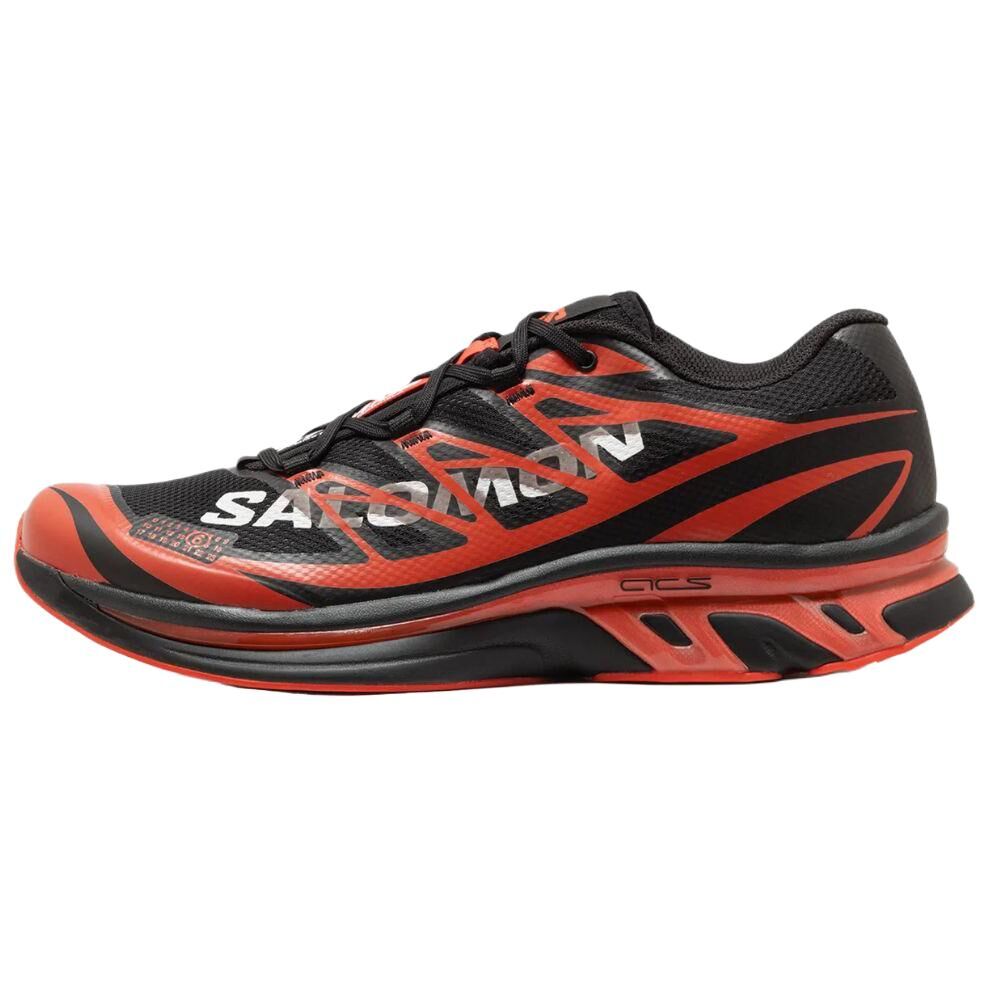 【代購】SALOMON x MM6 Maison Margiela XT MM 6 Running Shoes Unisex Black Red L49108300
