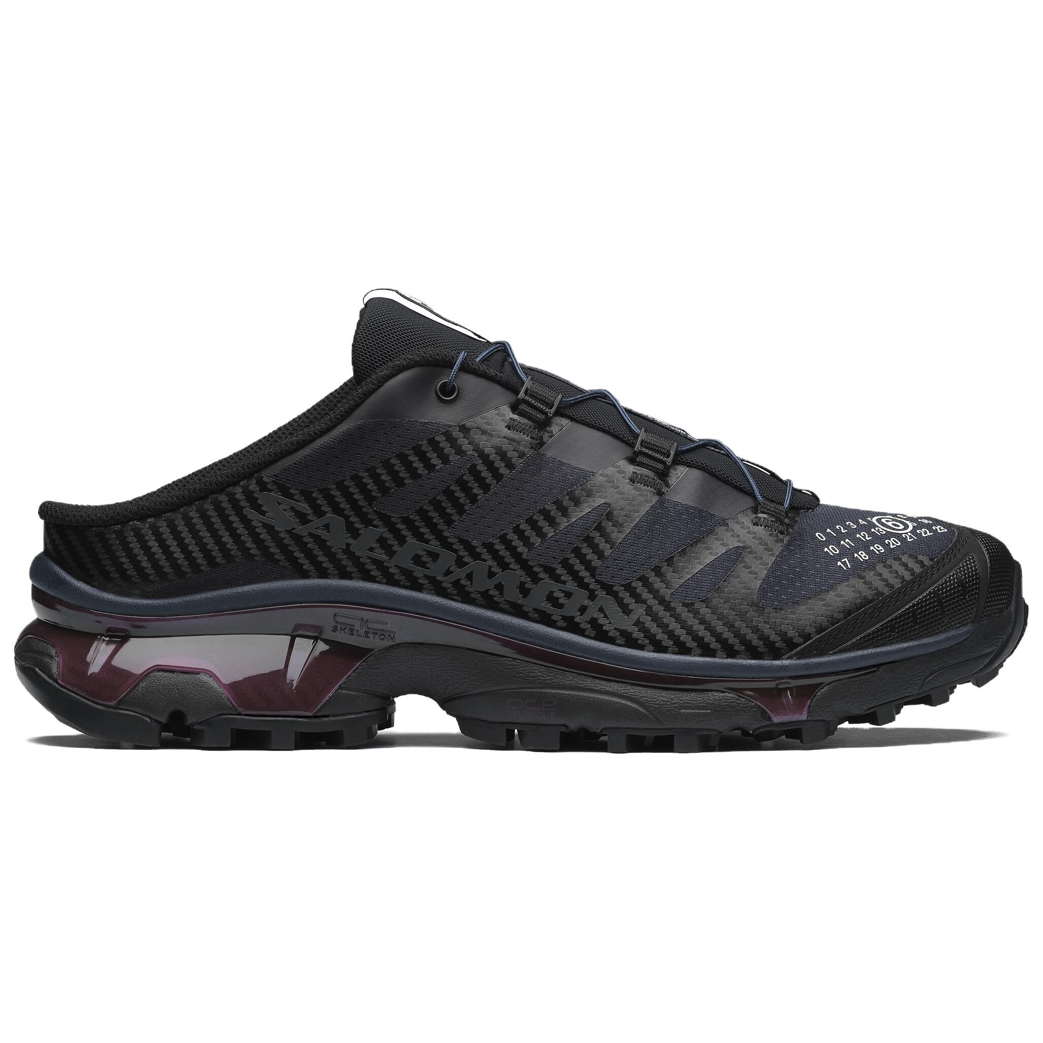 【代購】SALOMON x MM6 Maison Margiela XT 4 No Special Function Closed Toe Slippers Unisex Black L49201100