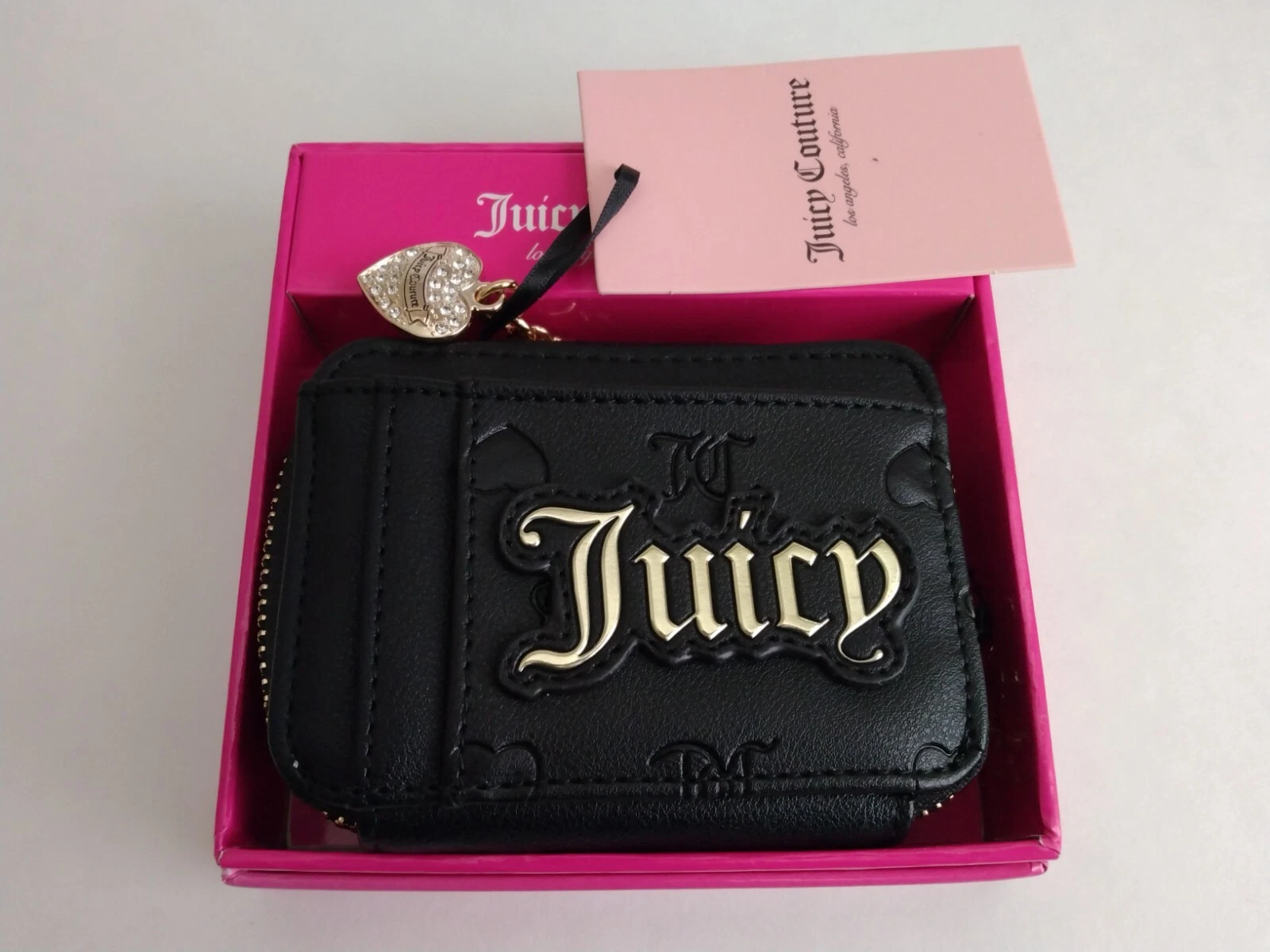 【現貨】JUICY COUTURE LX0725117 方形銀包 (黑色)