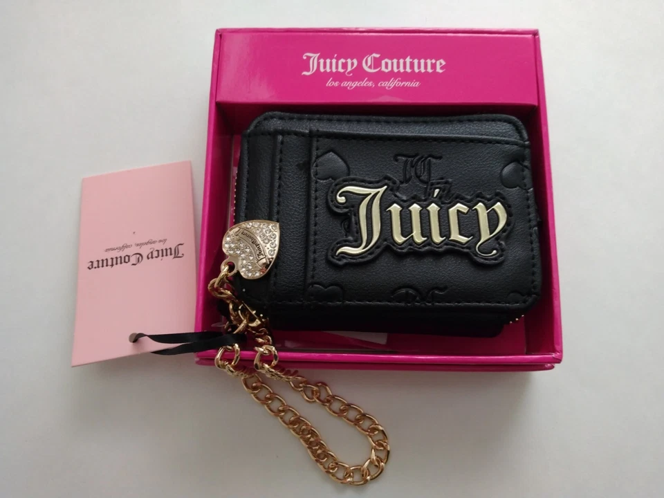 【現貨】JUICY COUTURE LX0725117 方形銀包 (黑色)