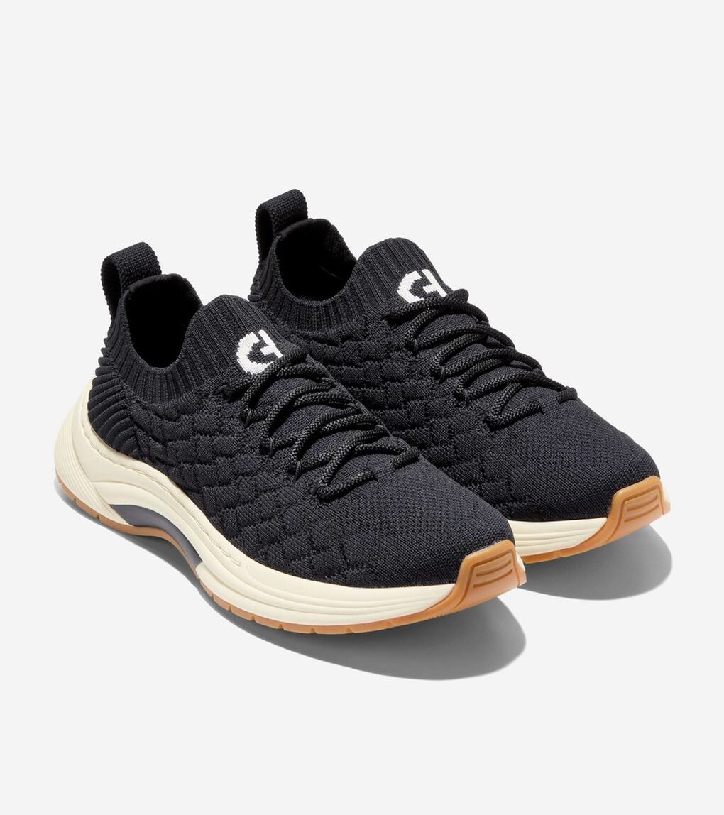 UN27 Cole Haan 女裝 黑色針織跑步鞋 GC Elda Knit Running Shoes