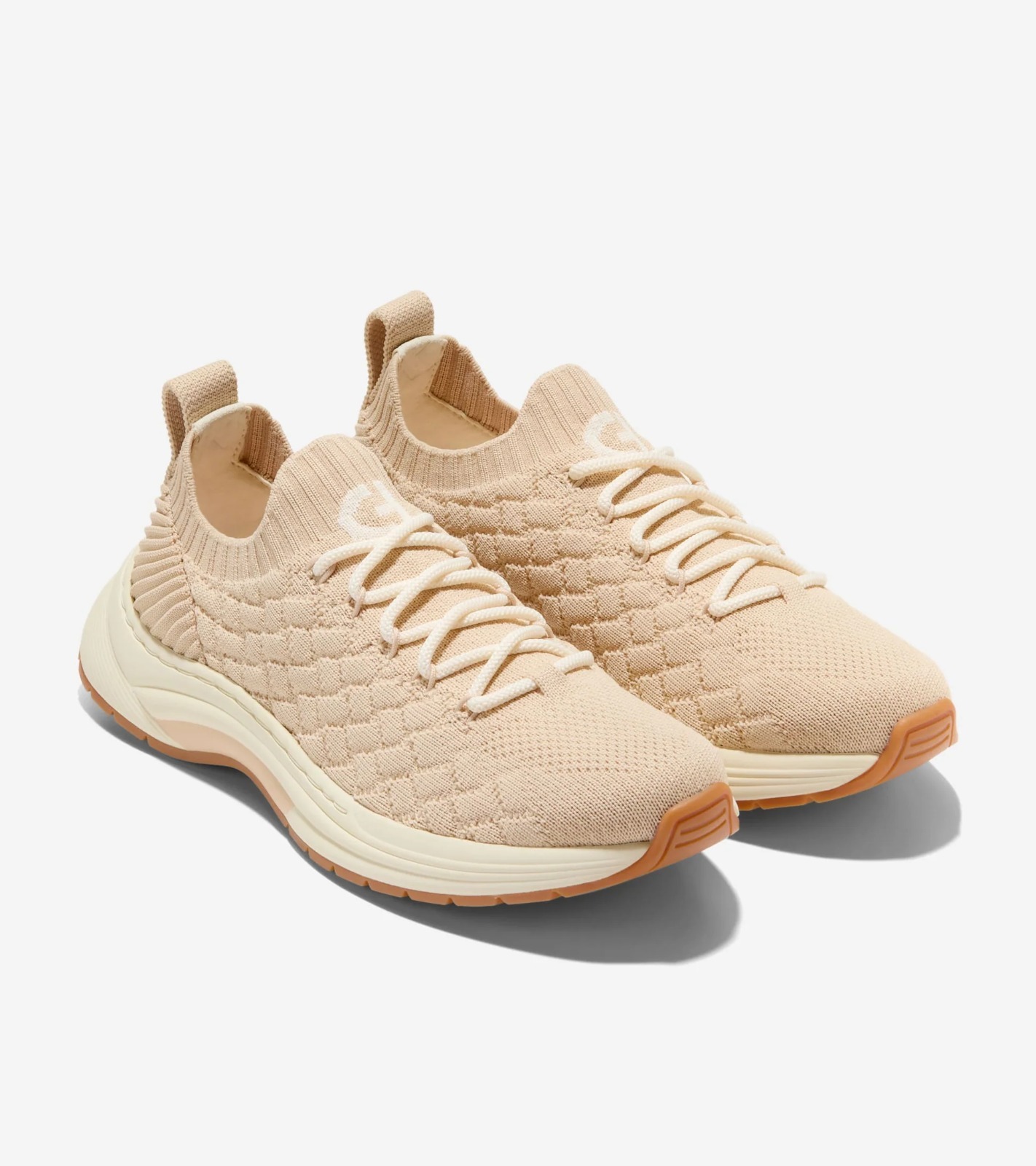 UN28 Cole Haan 女裝 燕麥色針織跑步鞋 GC Elda Knit Running Shoes