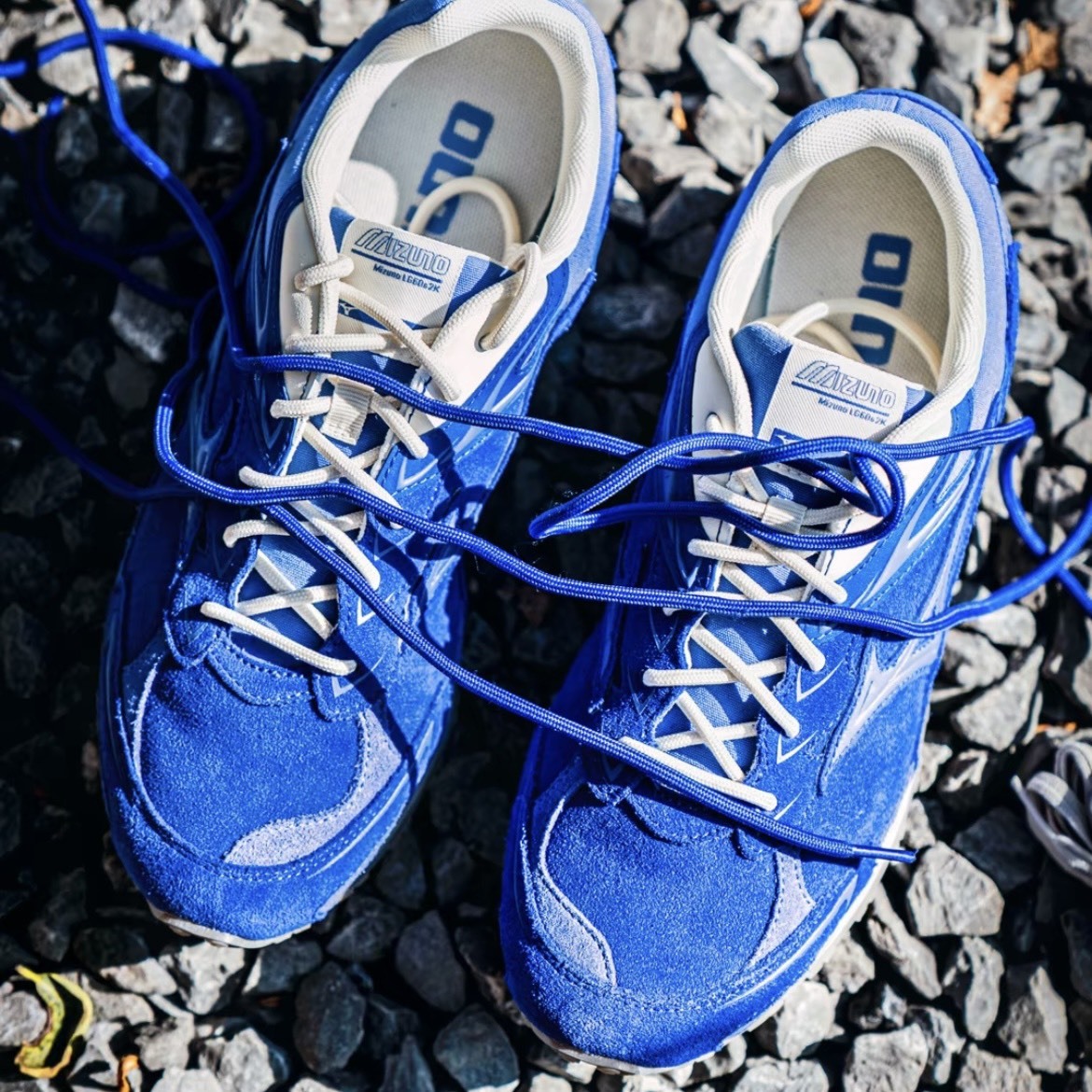【代購】Mizuno LG 60S 2K 復古德訓休閒鞋 男女同款 電光藍