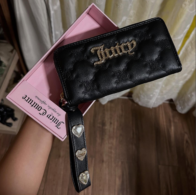 【現貨】JUICY COUTURE LX0725118 Starstruck 手挽銀包