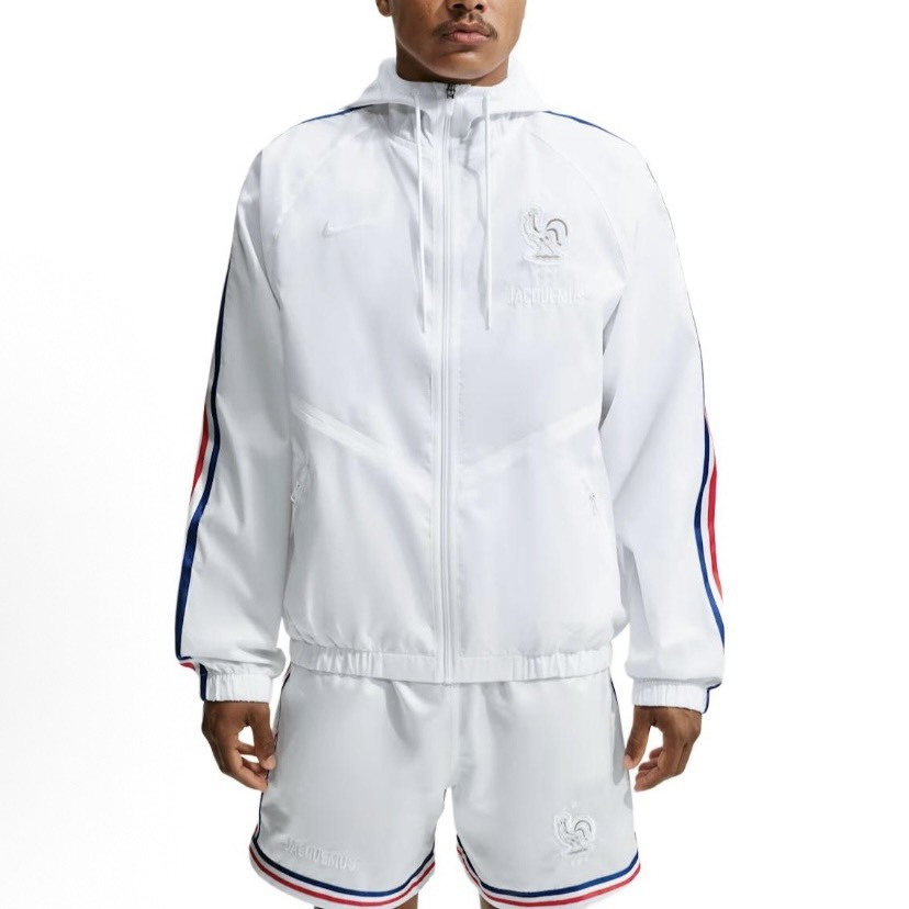 【代購】Nike × Jacquemus × 法國國家隊 聯名條紋拉鍊連帽夾克 男女同款