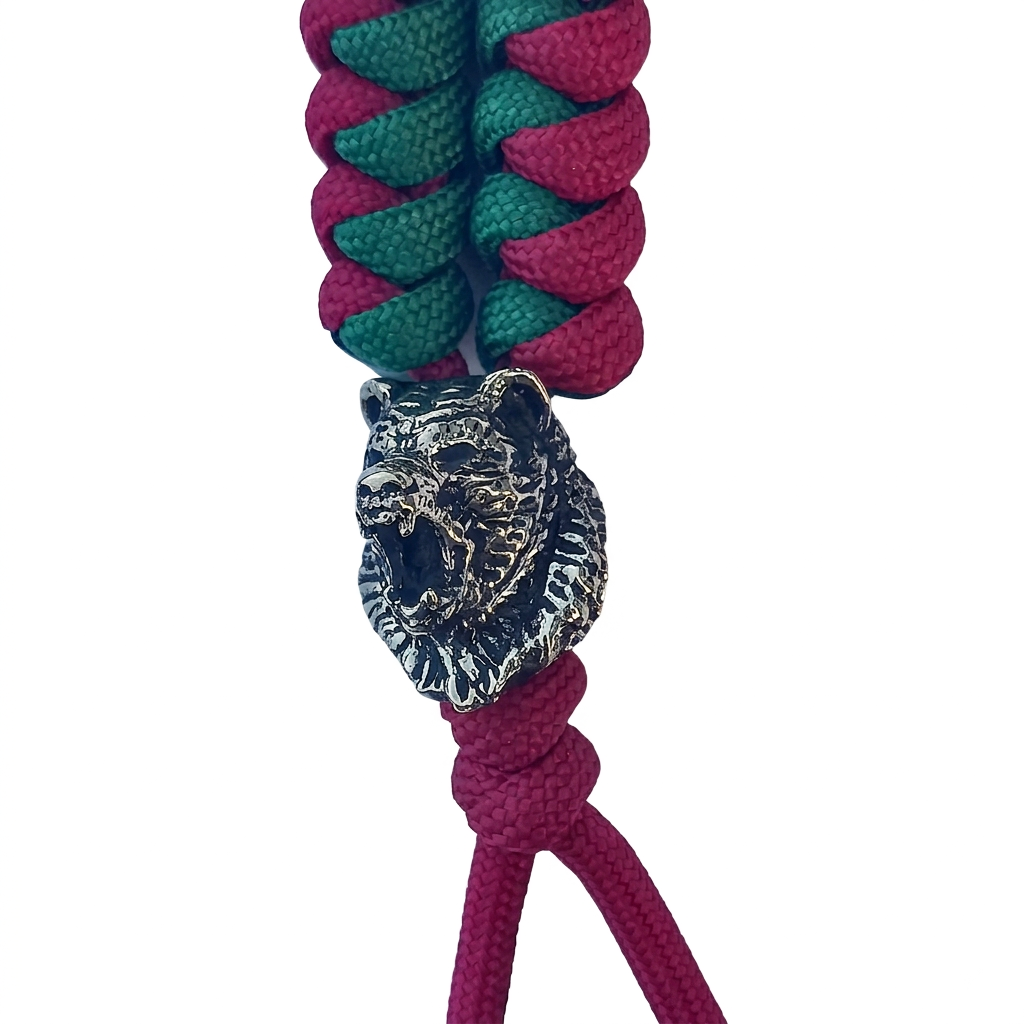 Panda Mouthtip “Bear" - "Double” - Green + Burgundy