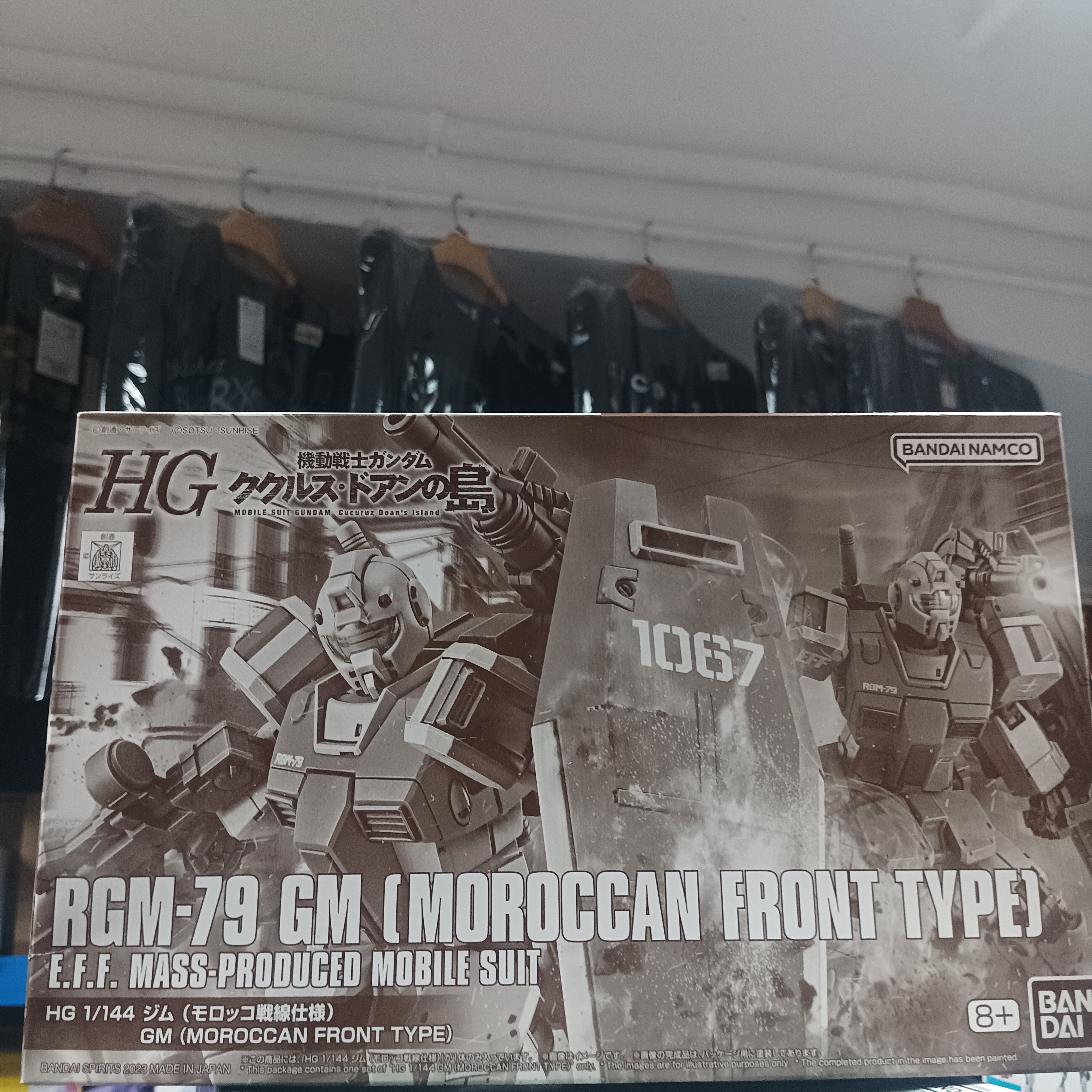寄賣-GUNDAM-HG RGM-79 GM Moroccan Front type 德安島