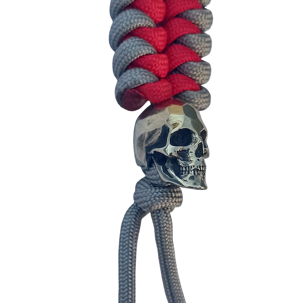 Panda Mouthtip “Skull" - "Double” - Red+ Grey