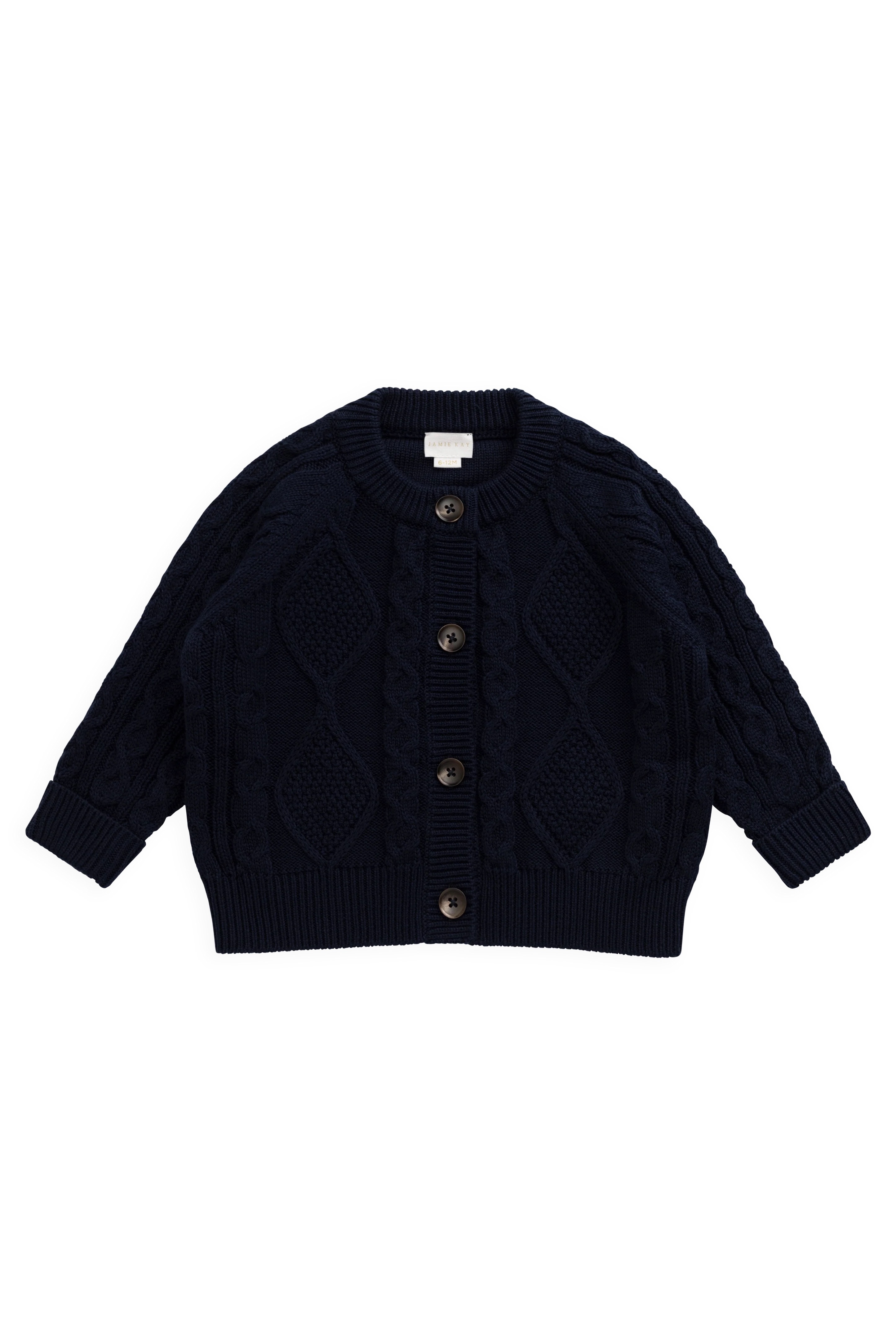 【預購】JAMIE KAY - Logan Knitted Cardigan（Navy）