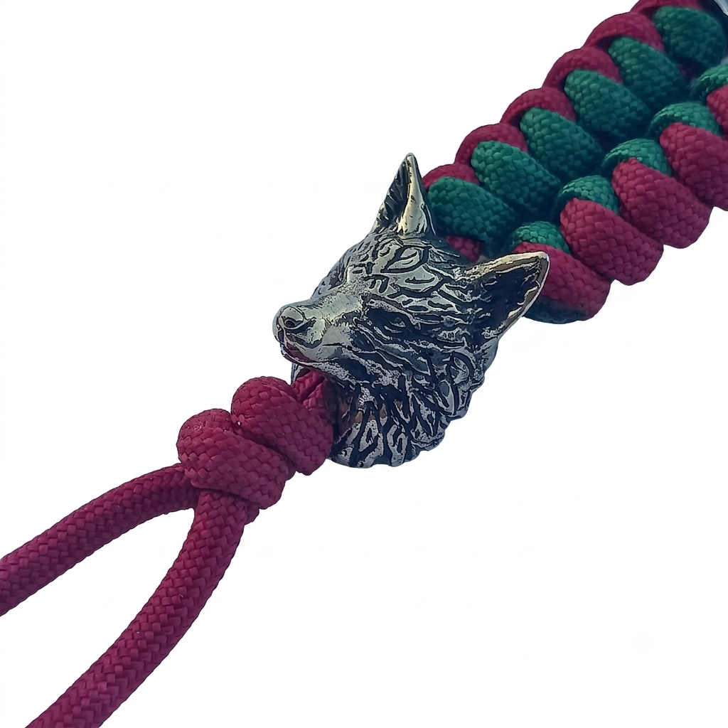 Panda Mouthtip “Fox ”- "Double" - Green + Burgundy