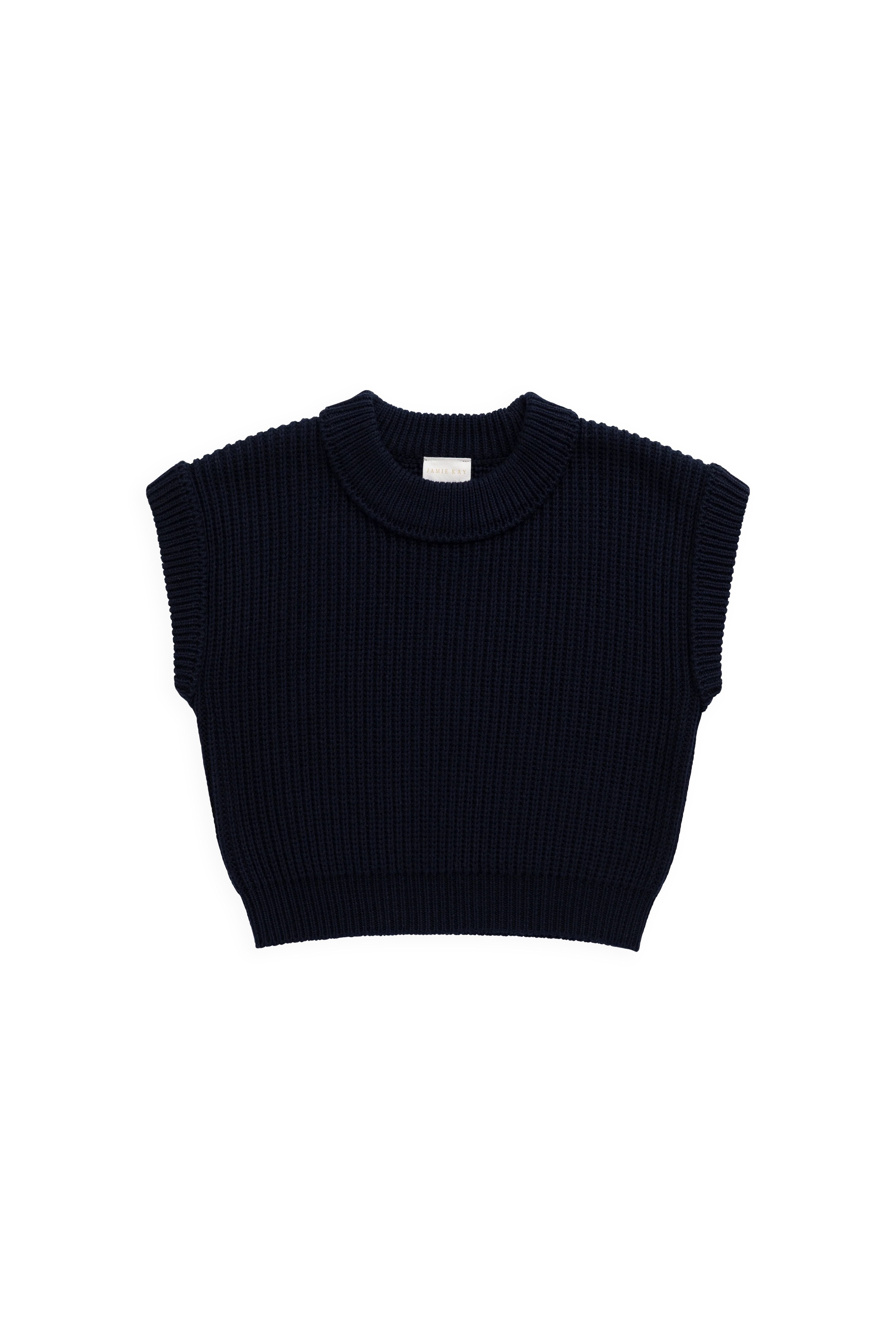 【預購】JAMIE KAY - Virgil Knit Vest（Navy）