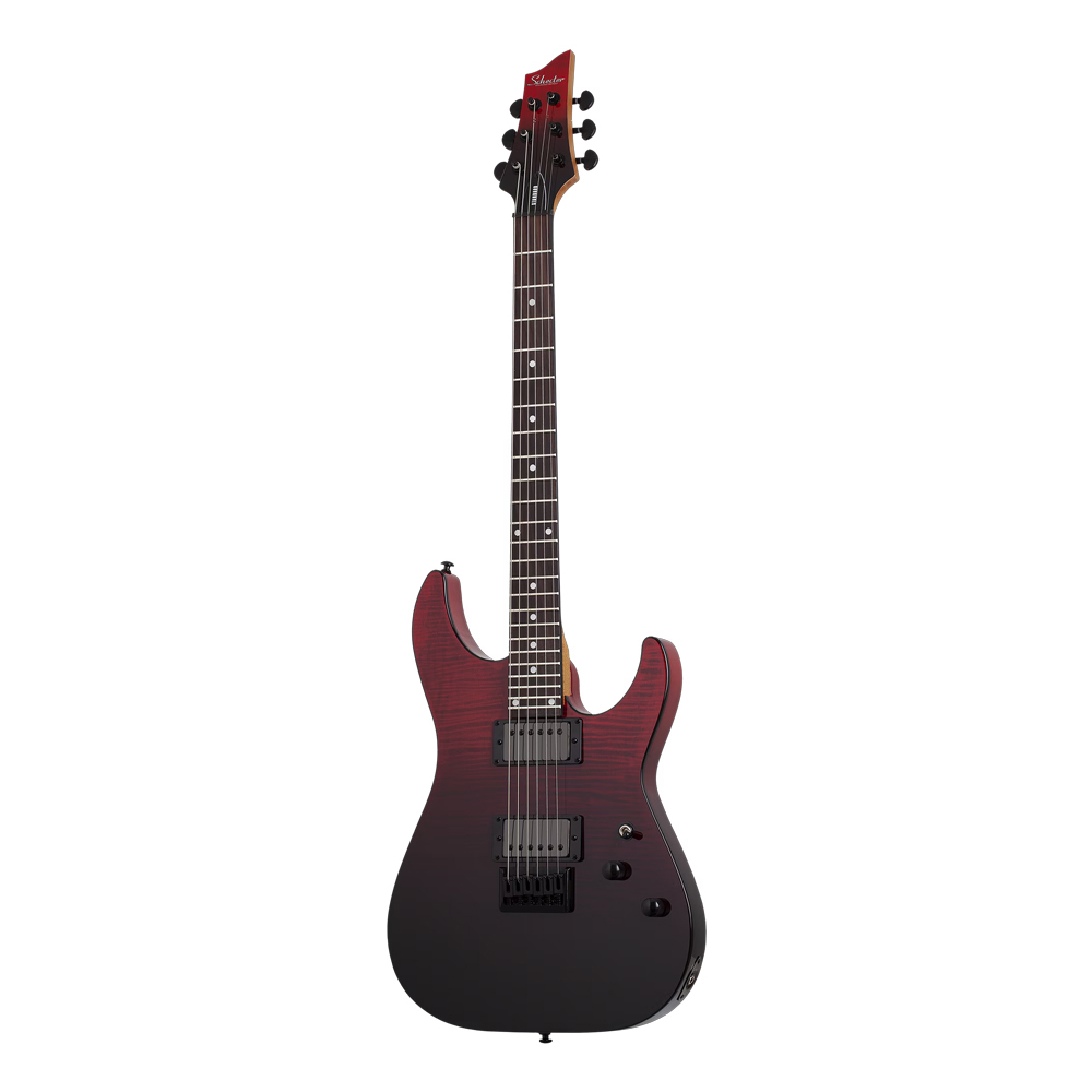Schecter C-1 Standard Blood Burst 雙雙 小搖 電吉他 附袋
