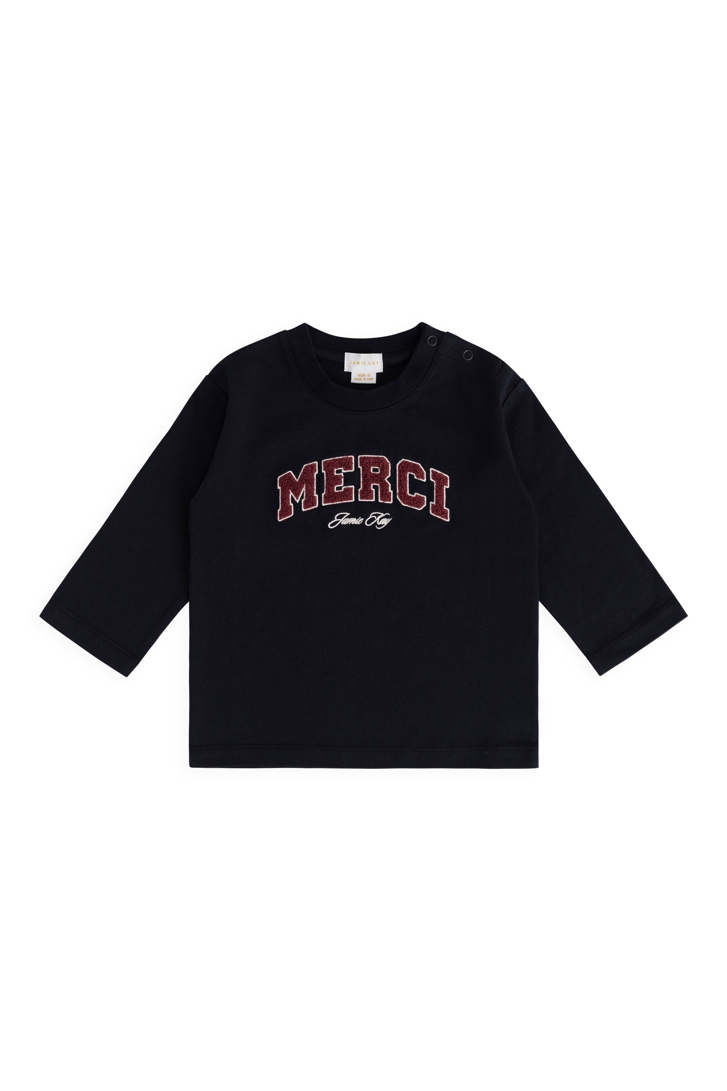【預購】JAMIE KAY - Organic Cotton Marshall Long Sleeve Top（Maritime Merci）