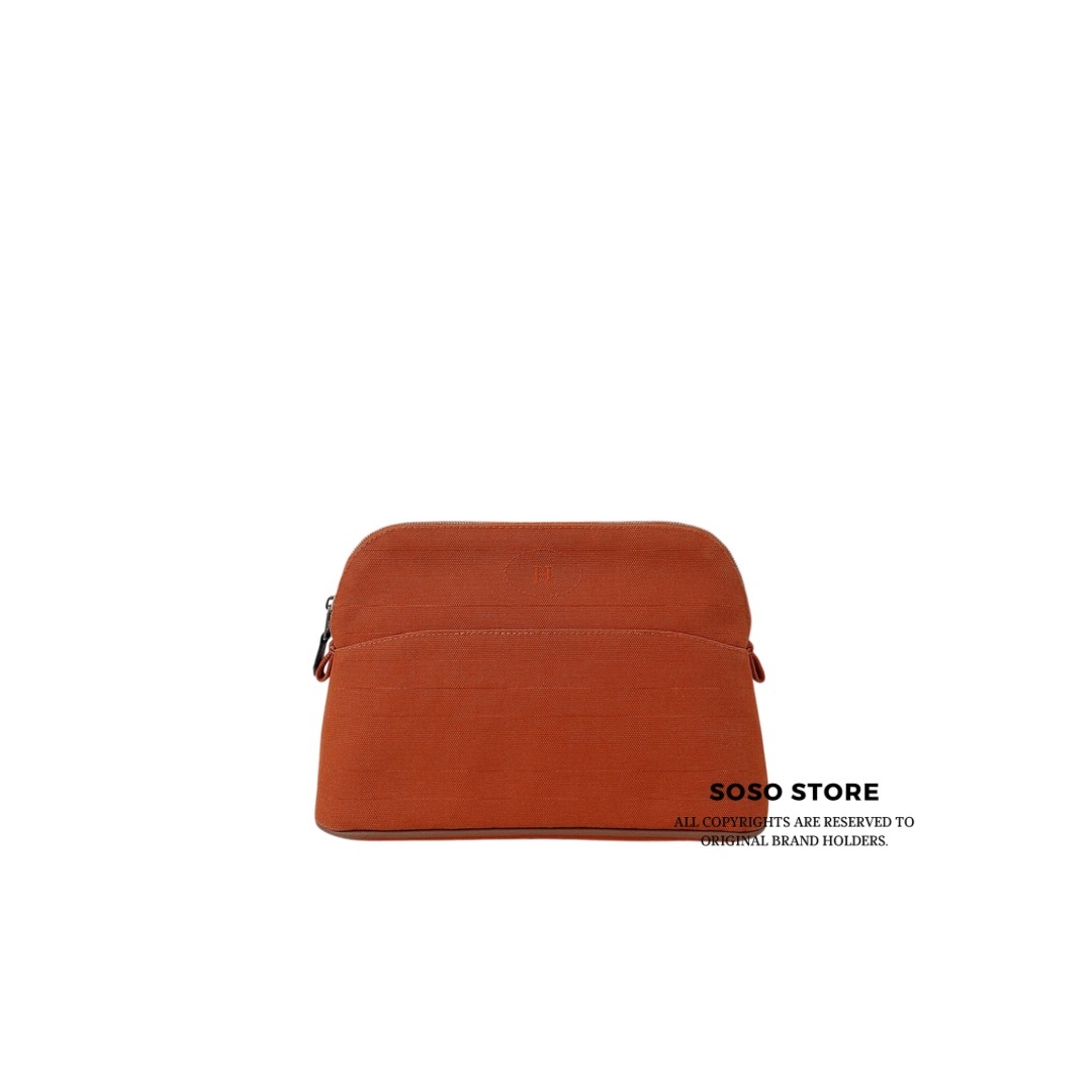 Hermès Trousse Bolide MM - Orange Feu / SHW