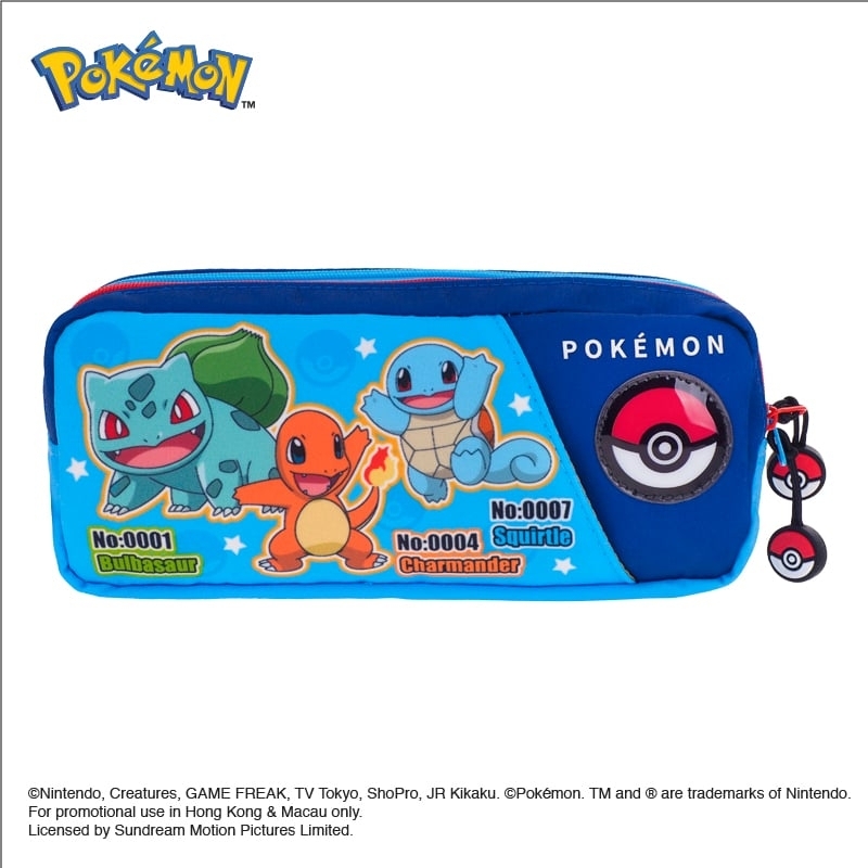 Pokemon 雙拉鏈筆袋