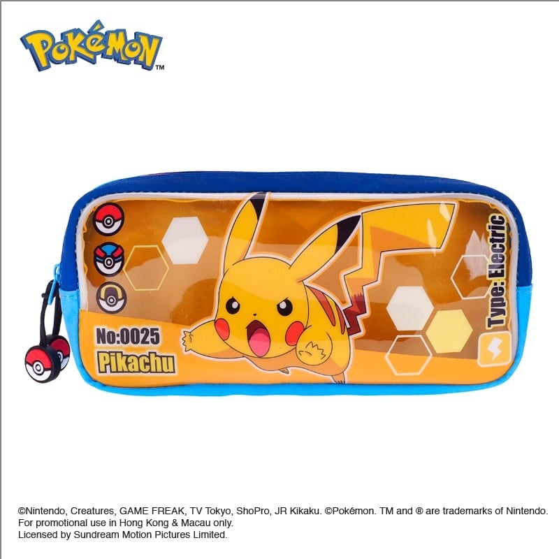 Pokemon 雙拉鏈筆袋