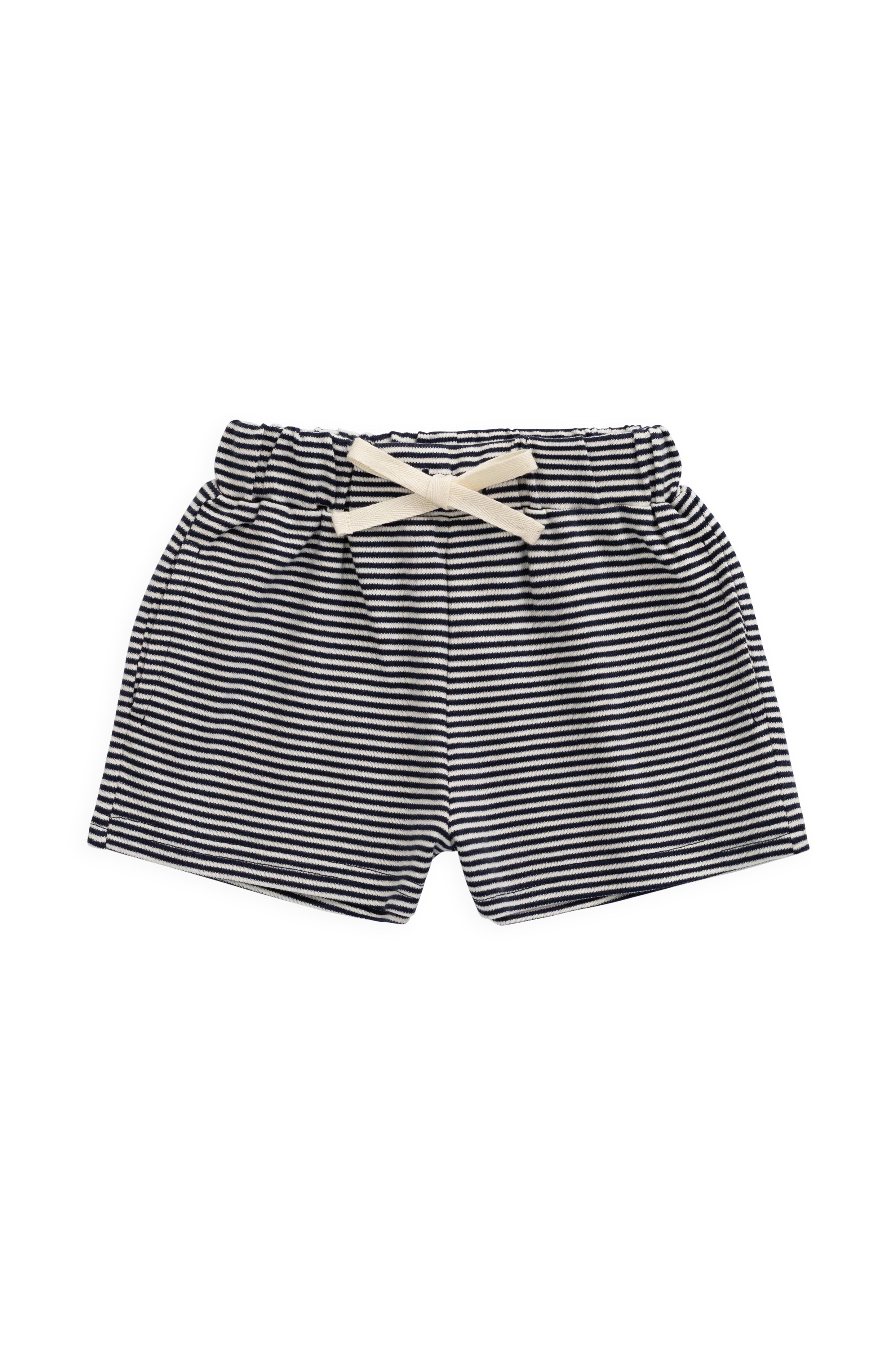 【預購】JAMIE KAY - Pima Cotton Edward Short（Petite Stripe Cloud/Maritime）
